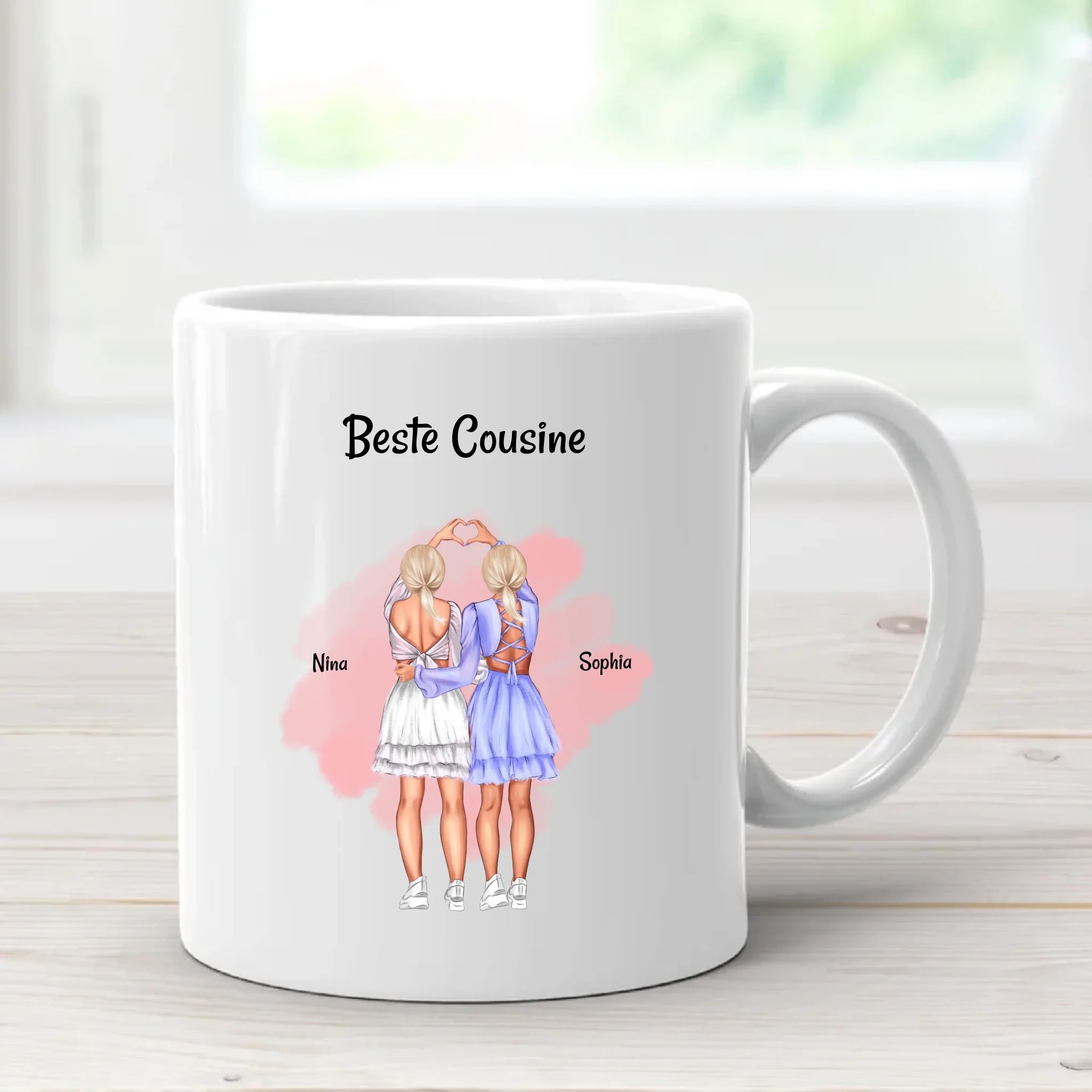 Tasse für Cousine zum Geburtstag personalisieren - Cantty