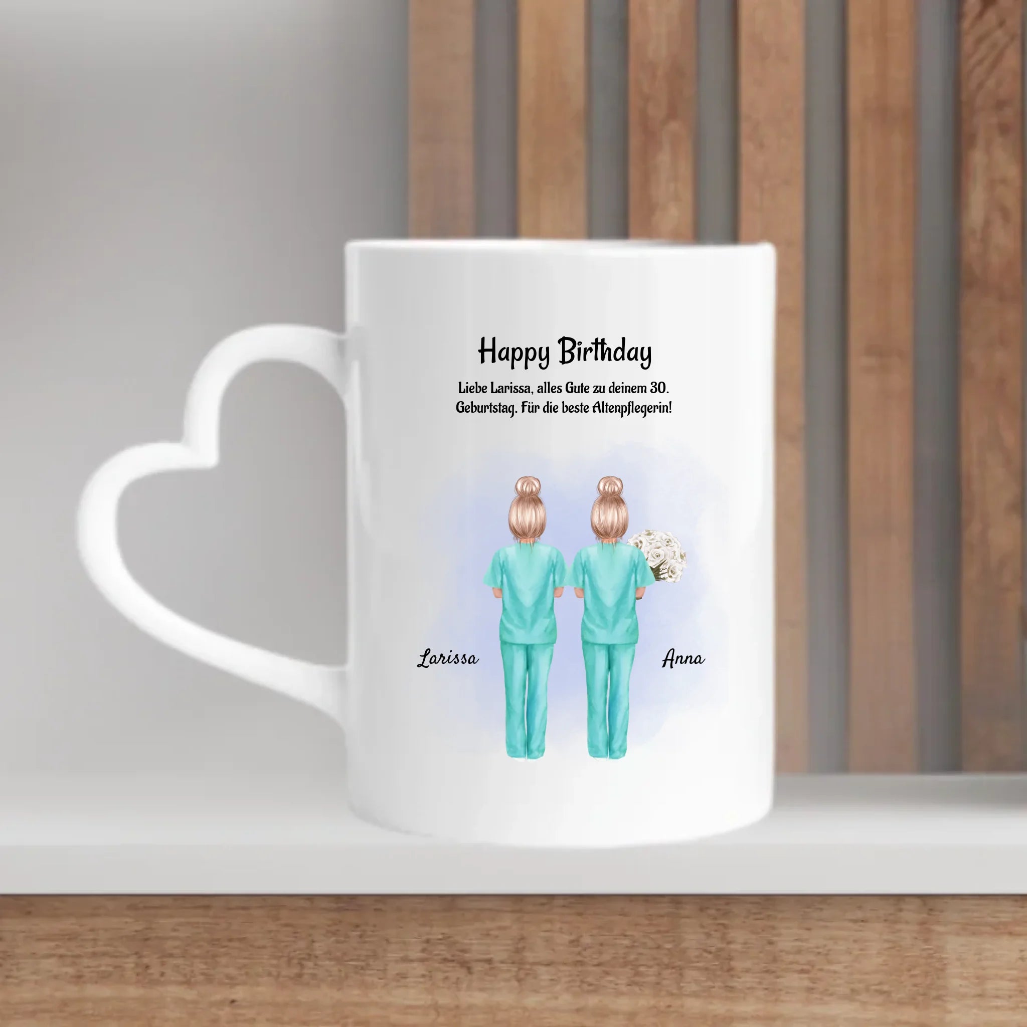 Tasse für Krankenschwester Geburtstag Geschenk mit Namen - Cantty