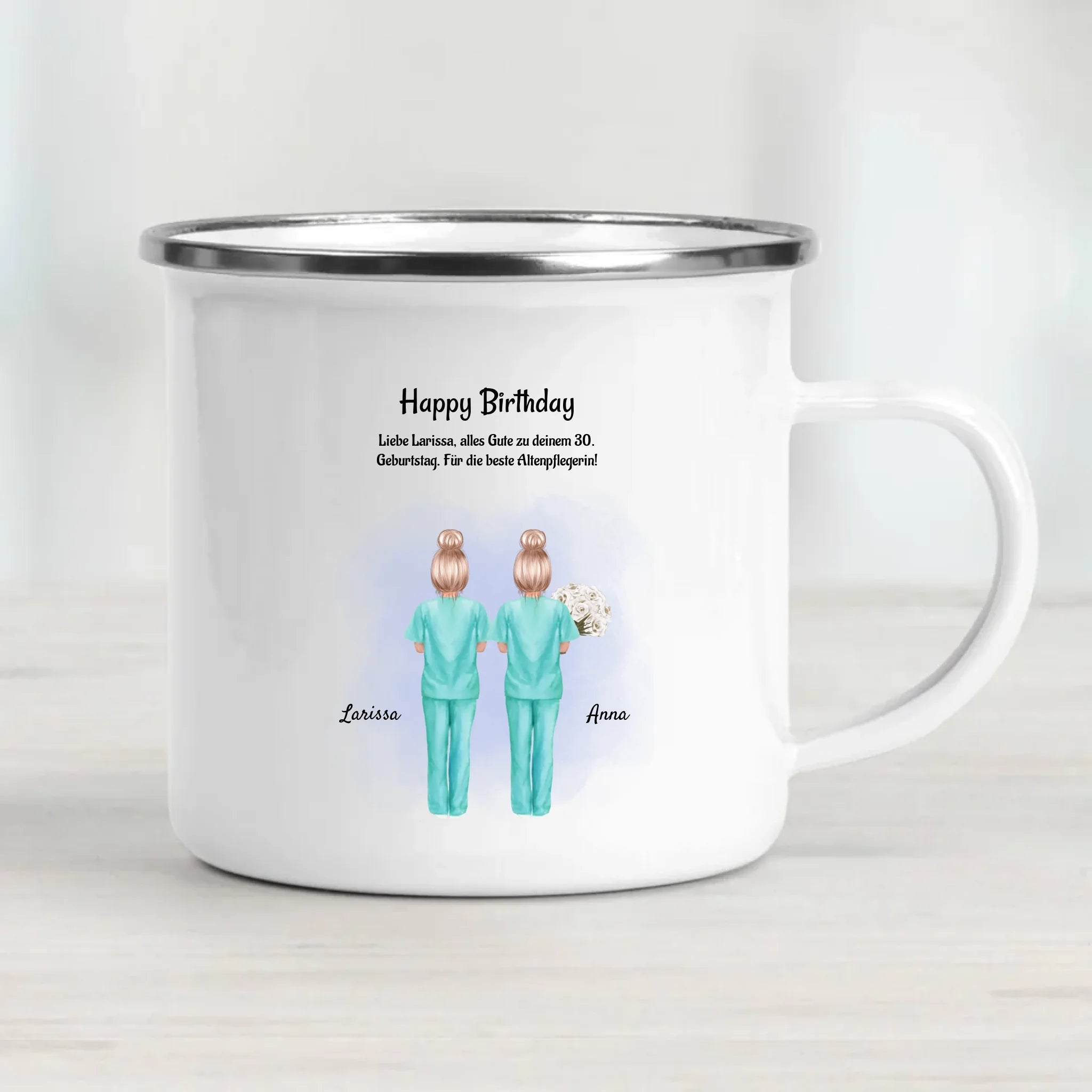 Tasse für Krankenschwester Geburtstag Geschenk mit Namen - Cantty