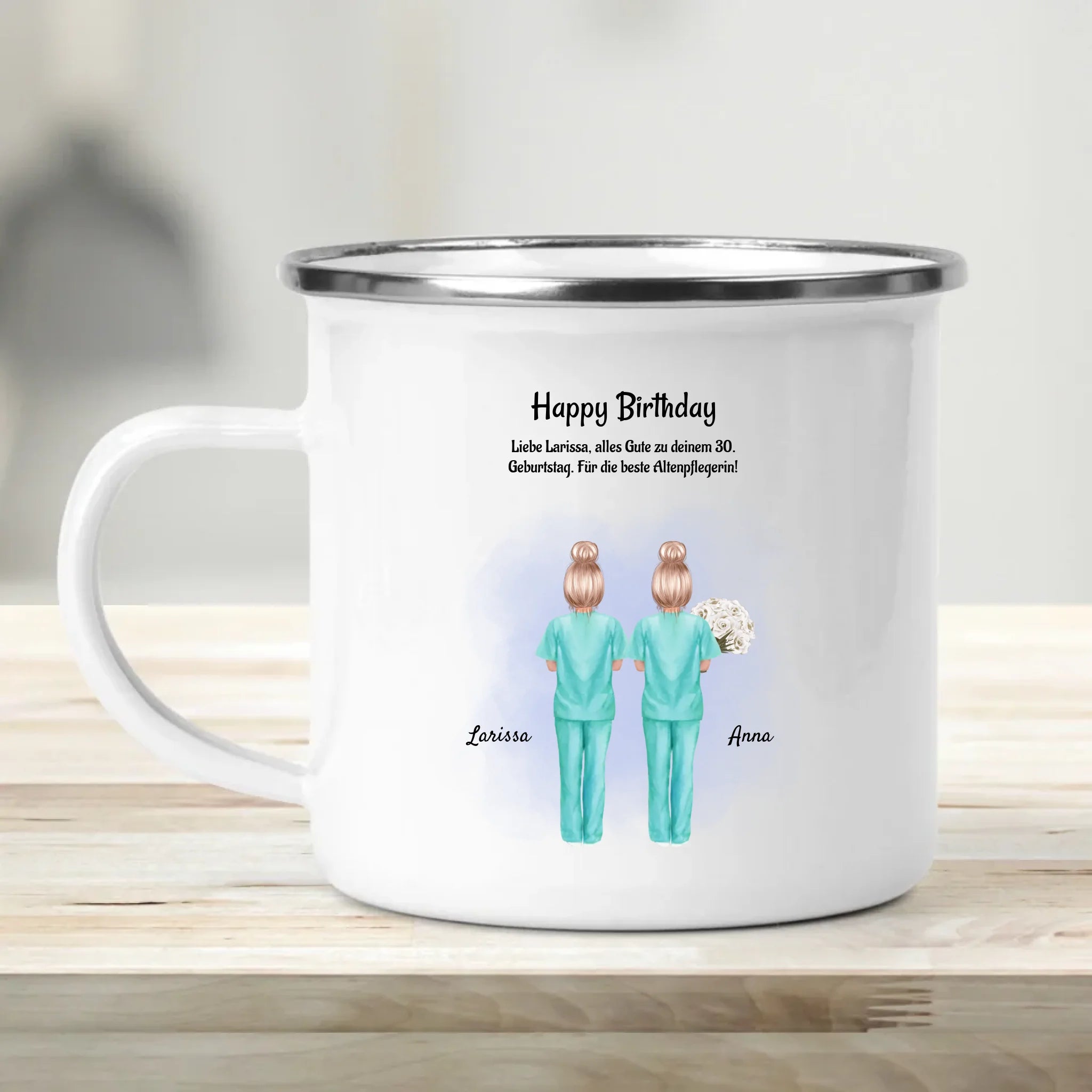 Tasse für Krankenschwester Geburtstag Geschenk mit Namen - Cantty
