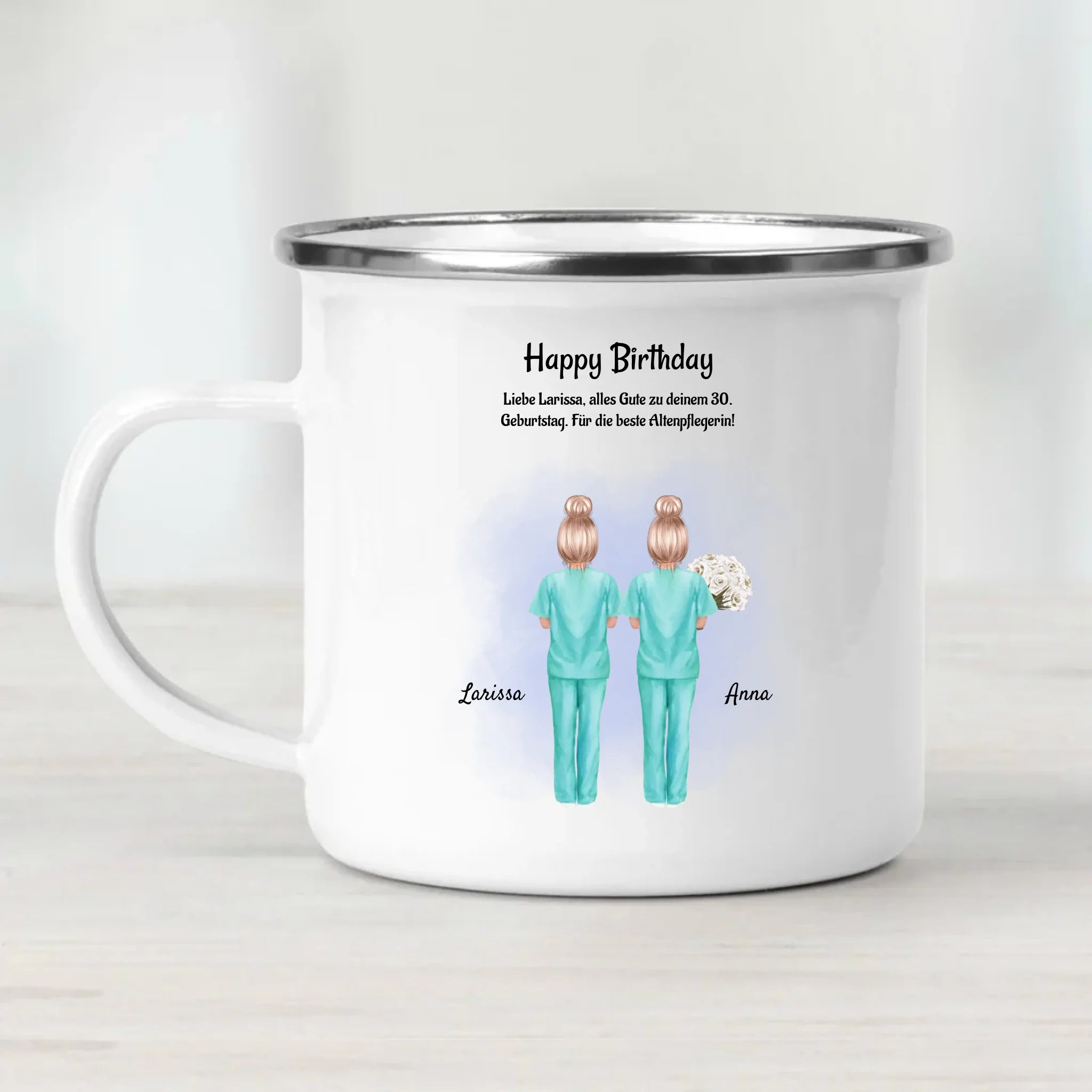 Tasse für Krankenschwester Geburtstag Geschenk mit Namen - Cantty