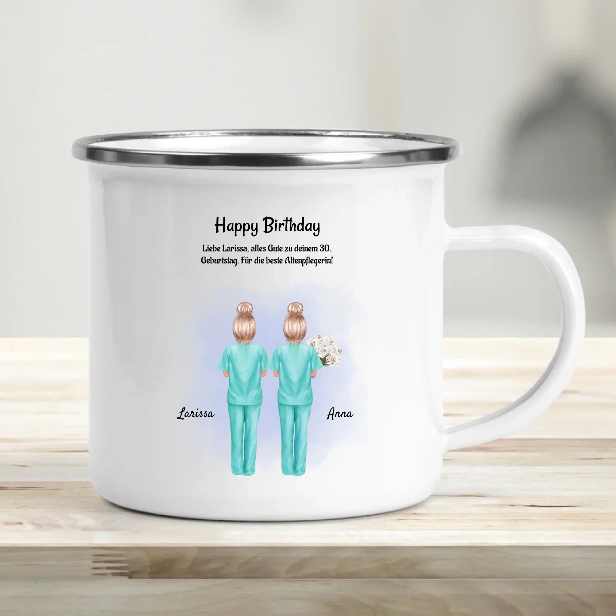 Tasse für Krankenschwester Geburtstag Geschenk mit Namen - Cantty
