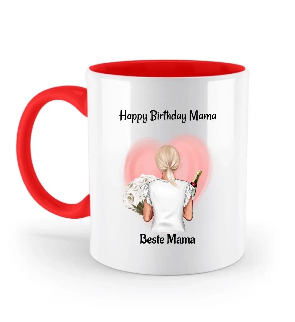 Tasse für Mama Geburtstag Geschenk personalisiert, Mutter Geburtstagsgeschenk - Cantty