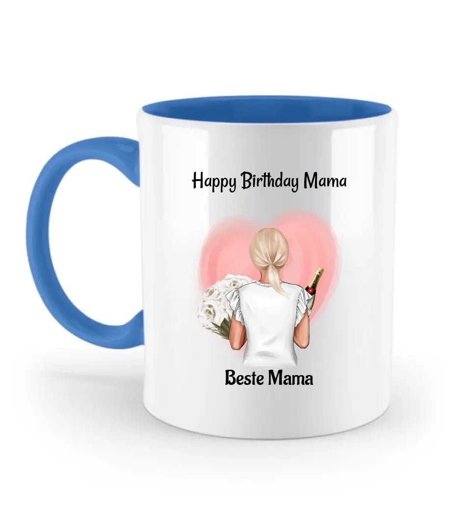 Tasse für Mama Geburtstag Geschenk personalisiert, Mutter Geburtstagsgeschenk - Cantty