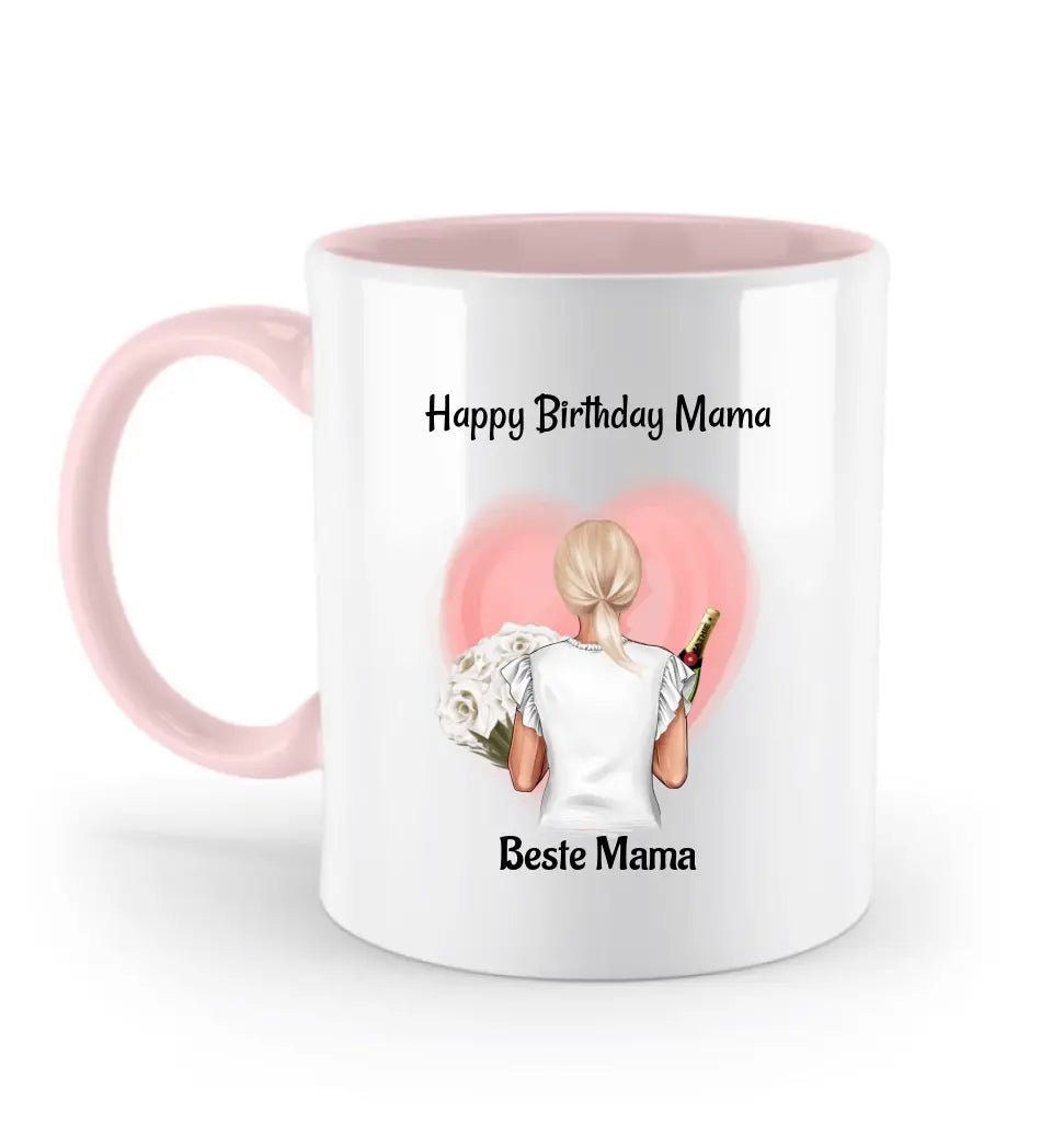 Tasse für Mama Geburtstag Geschenk personalisiert, Mutter Geburtstagsgeschenk - Cantty