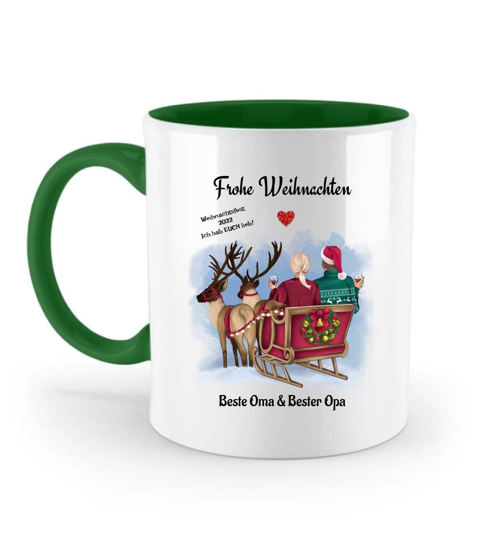 Tasse für Oma & Opa Geschenkidee Weihnachten - Cantty