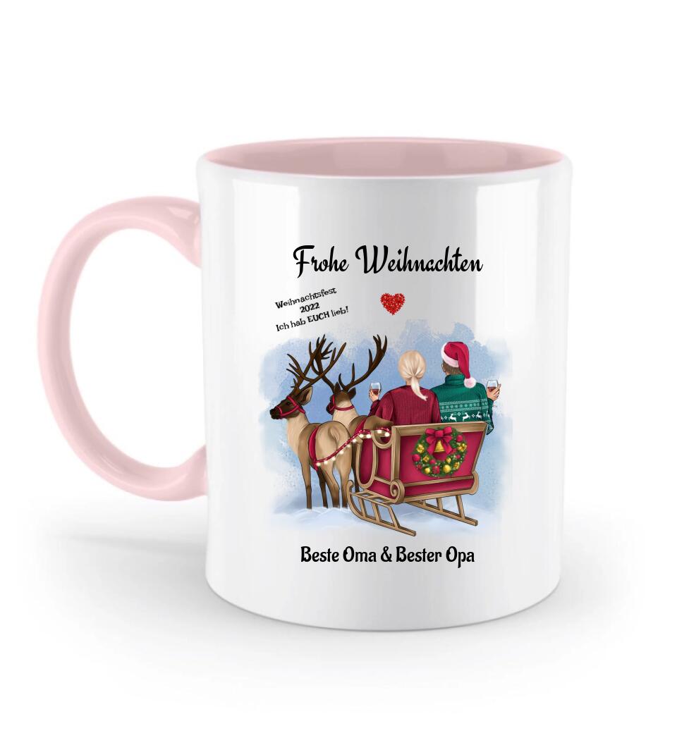 Tasse für Oma & Opa Geschenkidee Weihnachten - Cantty