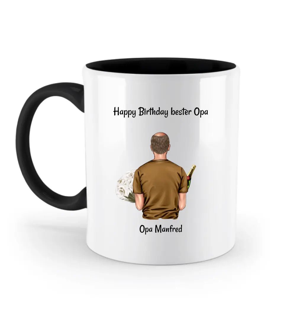 Tasse für Opa Geburtstagsgeschenk personalisiert - Cantty
