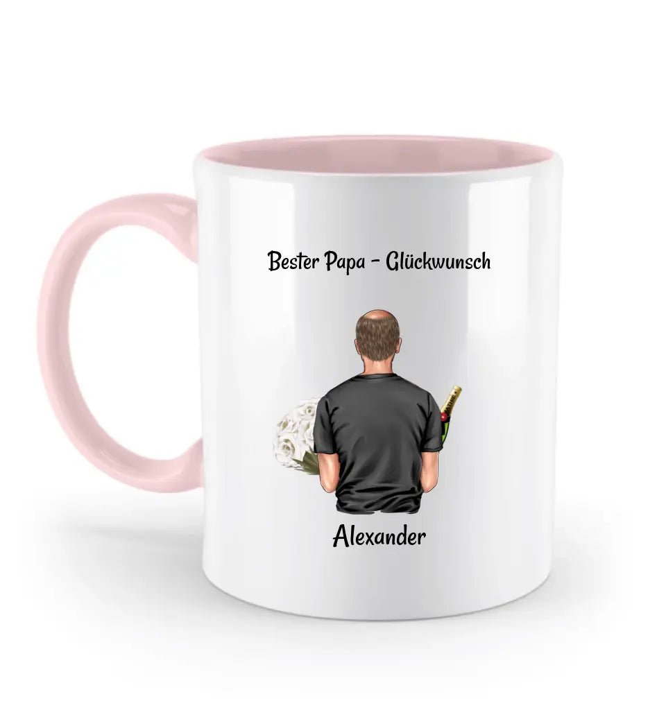 Tasse für Papa Geburtstagsgeschenk personalisiert - Cantty