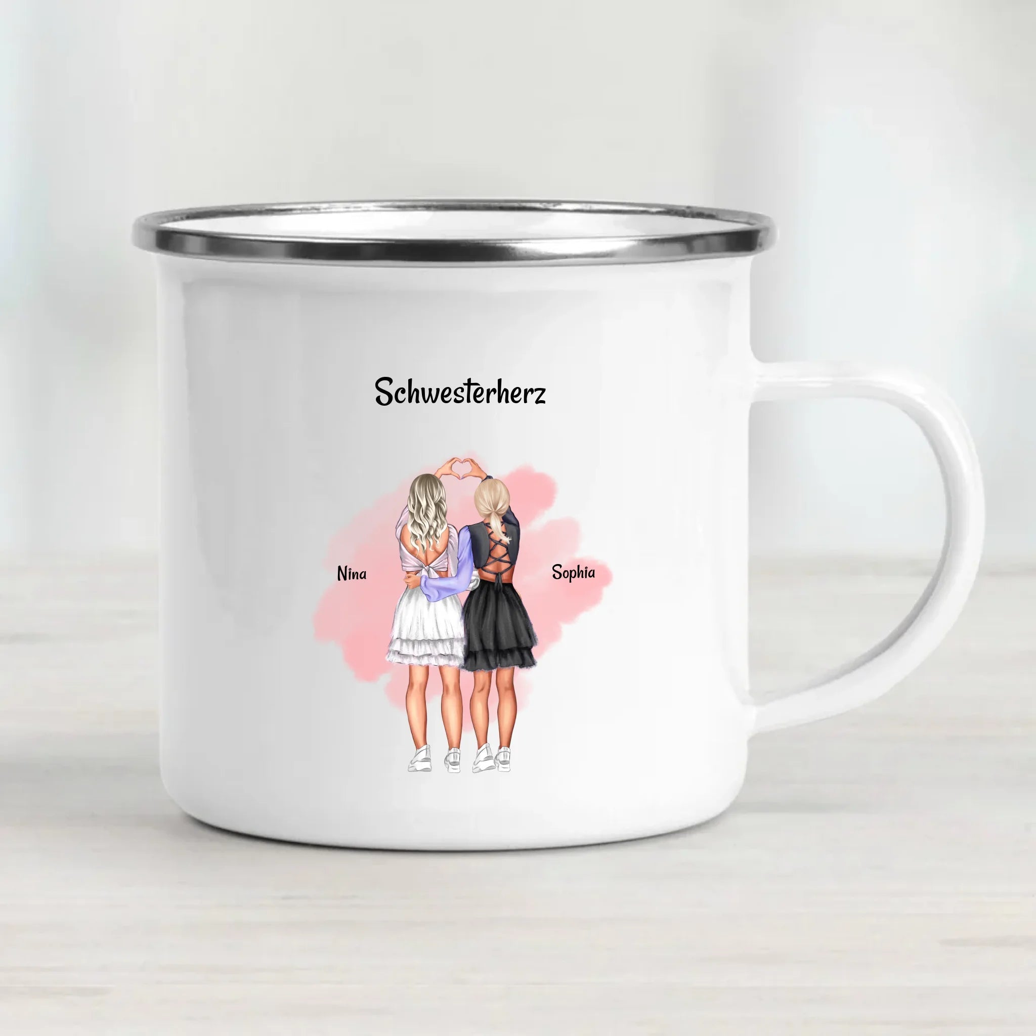 Tasse für Schwester Geburtstag Geschenk personalisiert - Cantty