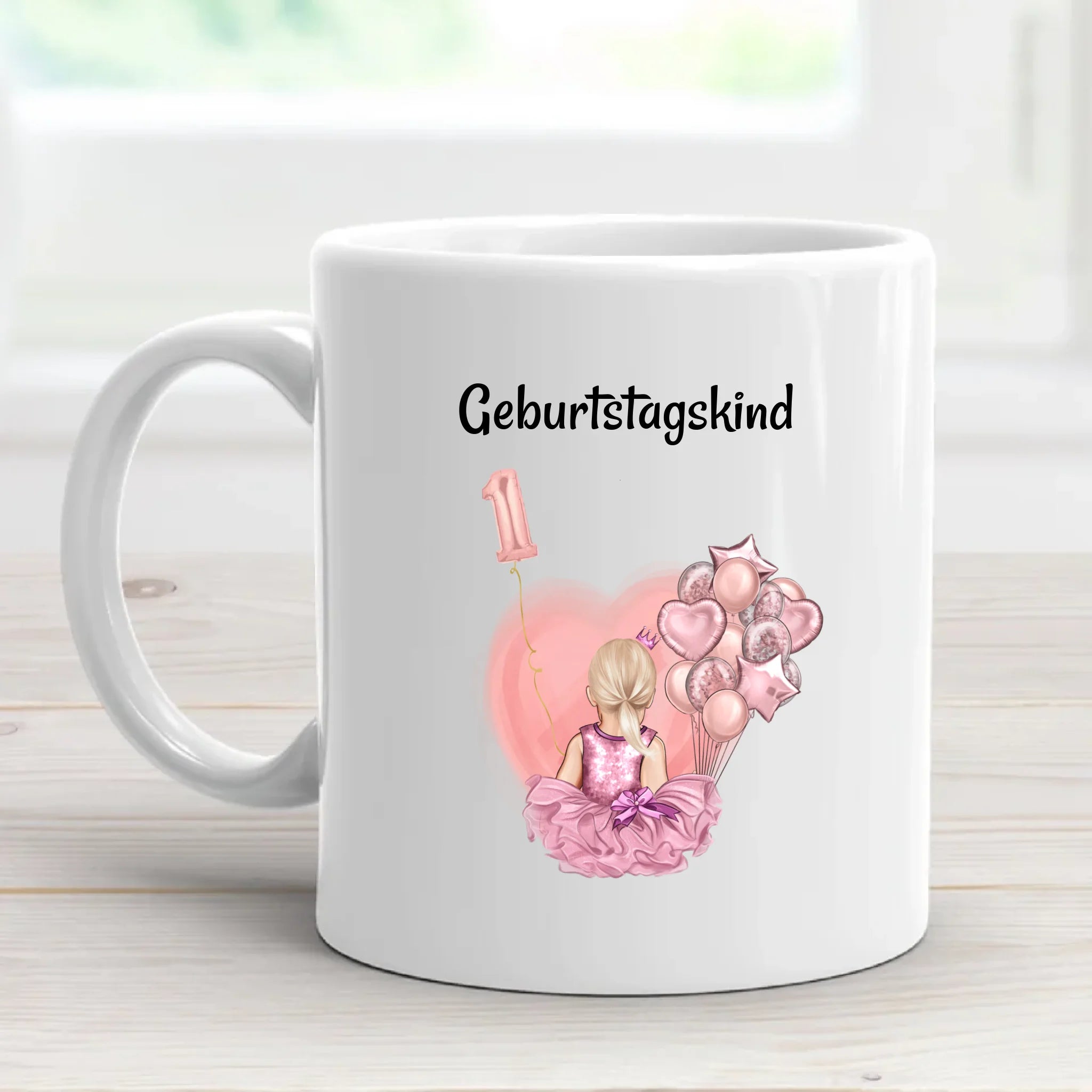 Tasse Gastgeschenk für Mädchen 1. Geburtstag - Cantty