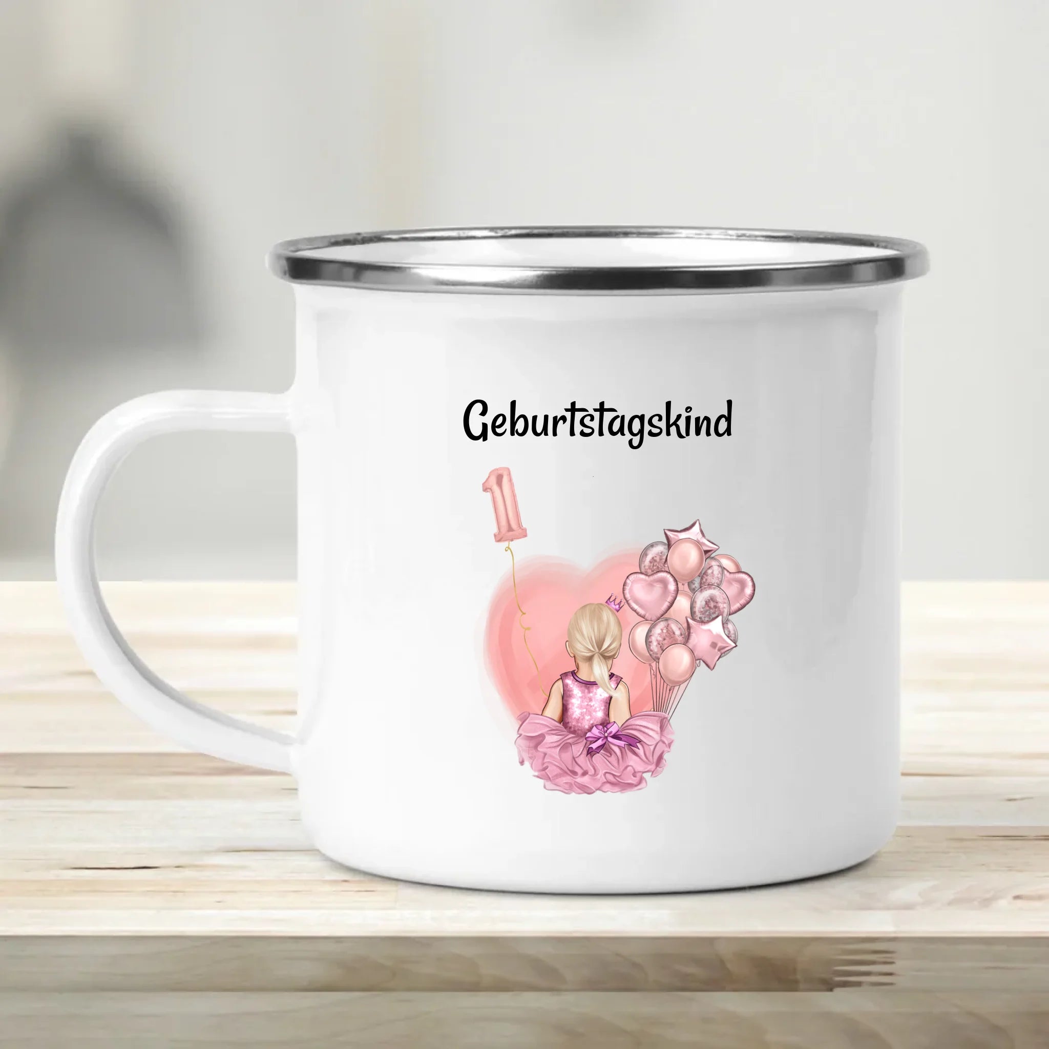 Tasse Gastgeschenk für Mädchen 1. Geburtstag - Cantty