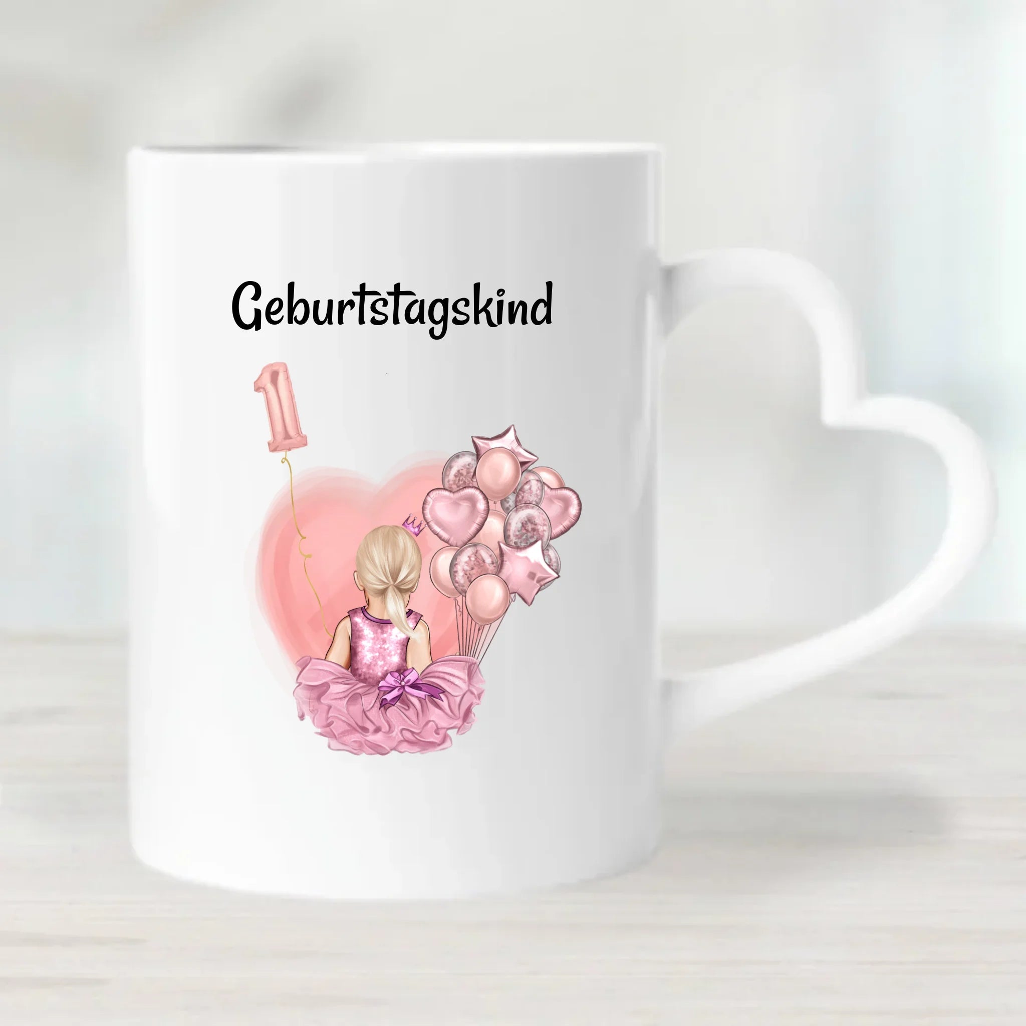 Tasse Gastgeschenk für Mädchen 1. Geburtstag - Cantty