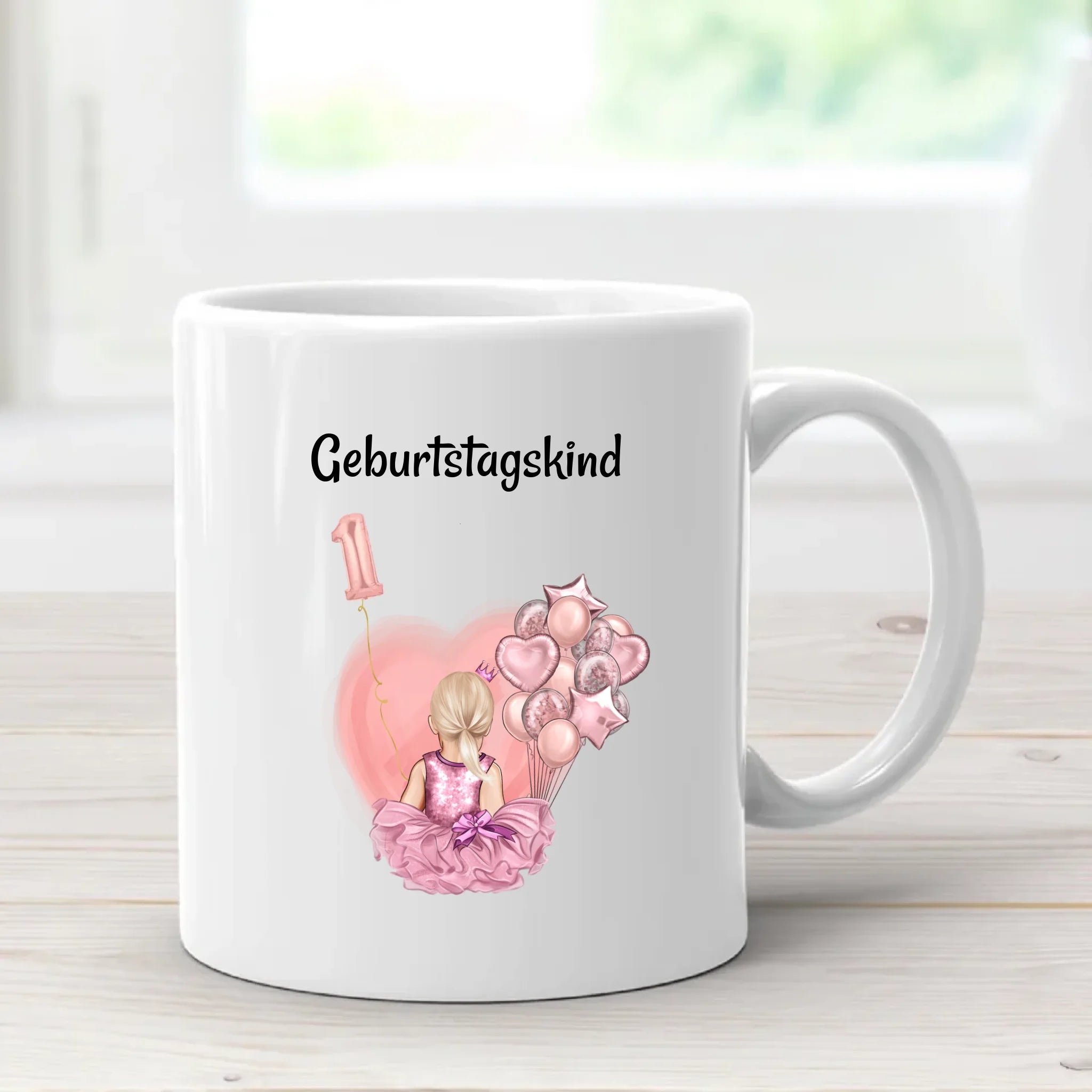 Tasse Gastgeschenk für Mädchen 1. Geburtstag - Cantty