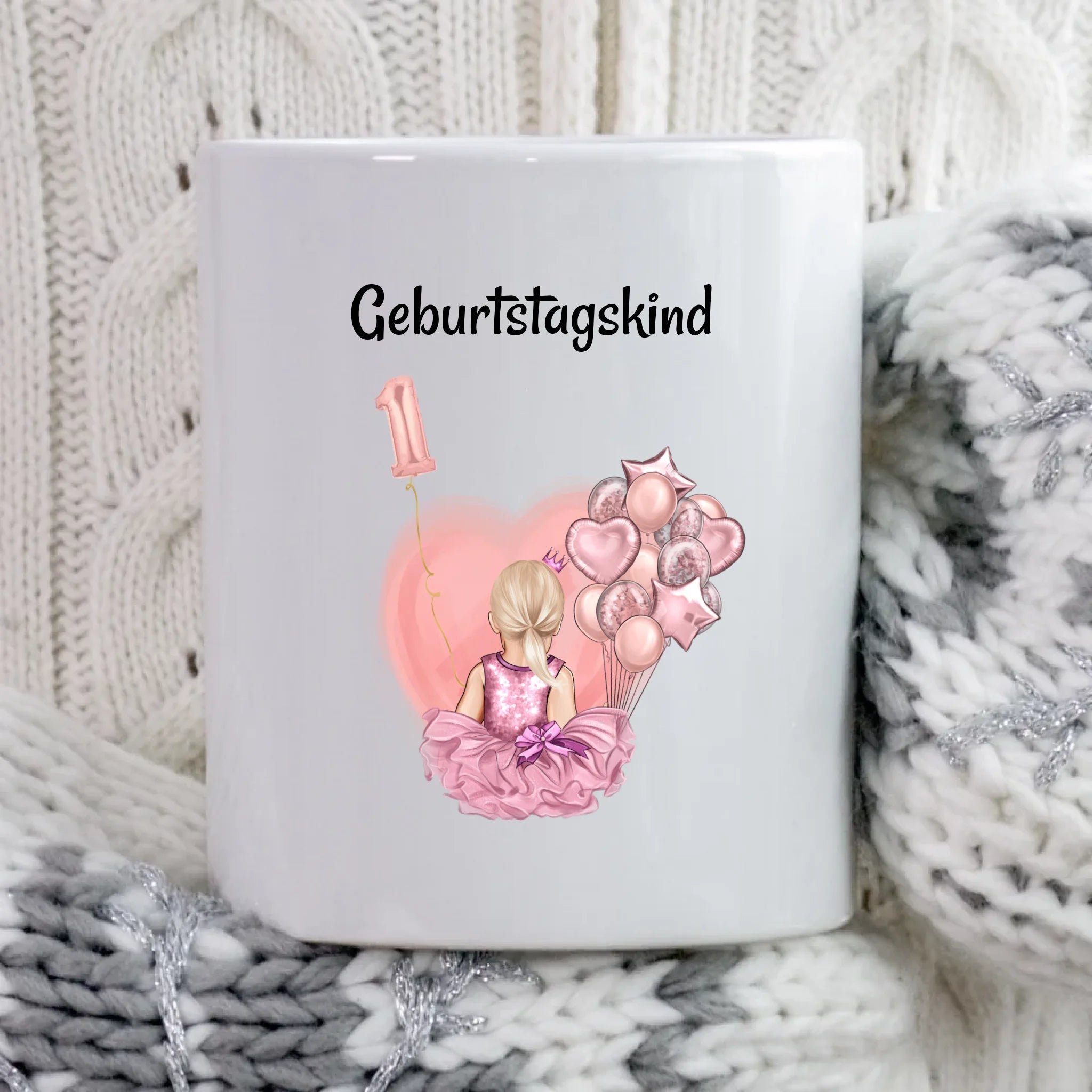 Tasse Gastgeschenk für Mädchen 1. Geburtstag - Cantty