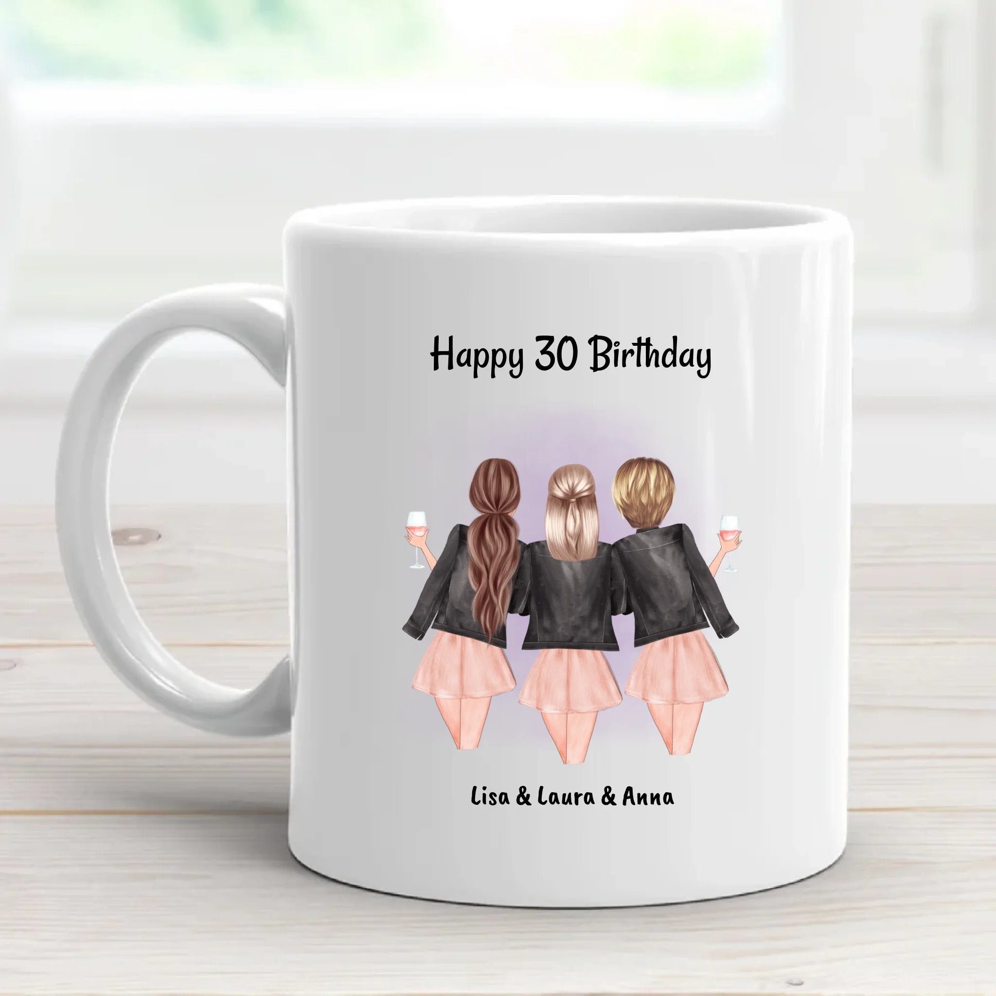 Tasse Geburtstag Geschenk 3 beste Freundin - Cantty