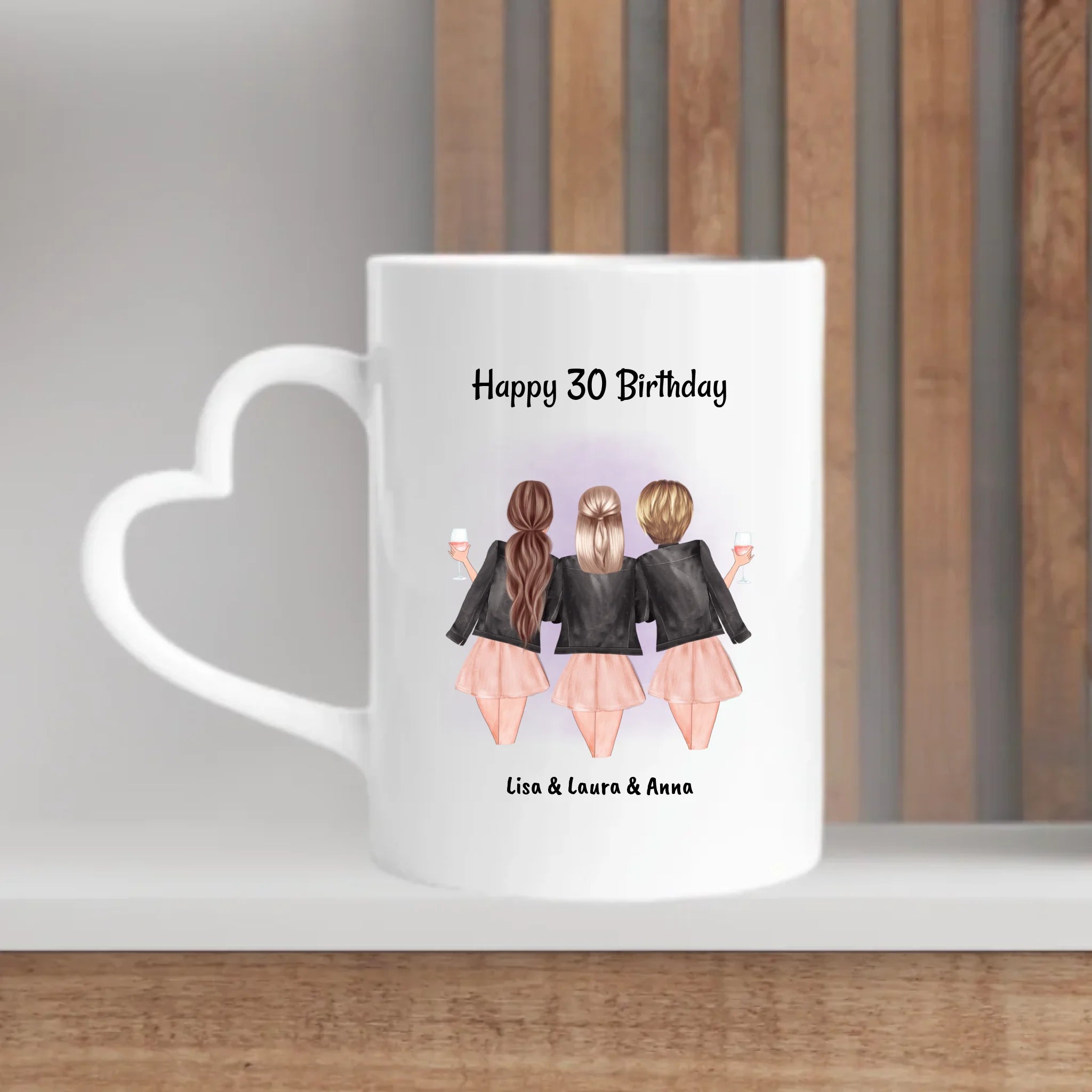 Tasse Geburtstag Geschenk 3 beste Freundin - Cantty