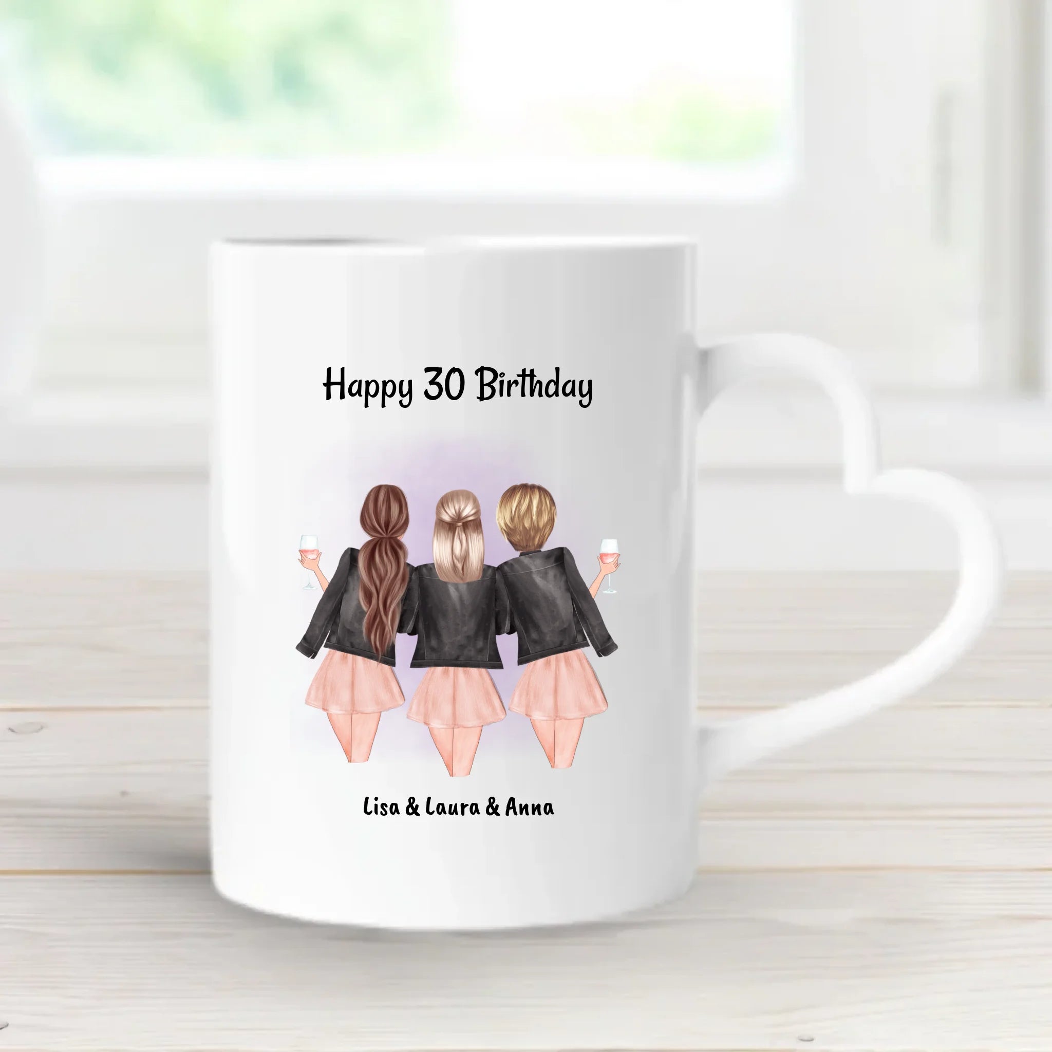 Tasse Geburtstag Geschenk 3 beste Freundin - Cantty