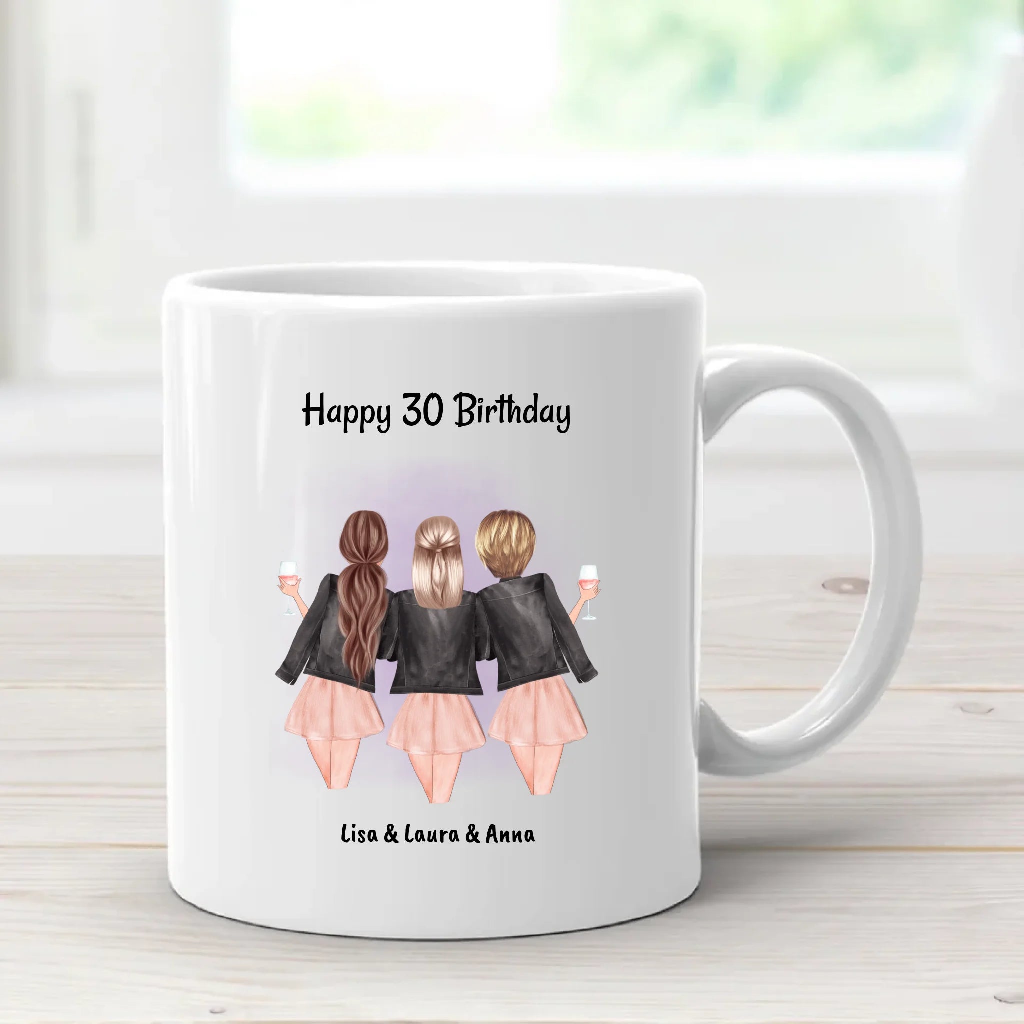 Tasse Geburtstag Geschenk 3 beste Freundin - Cantty