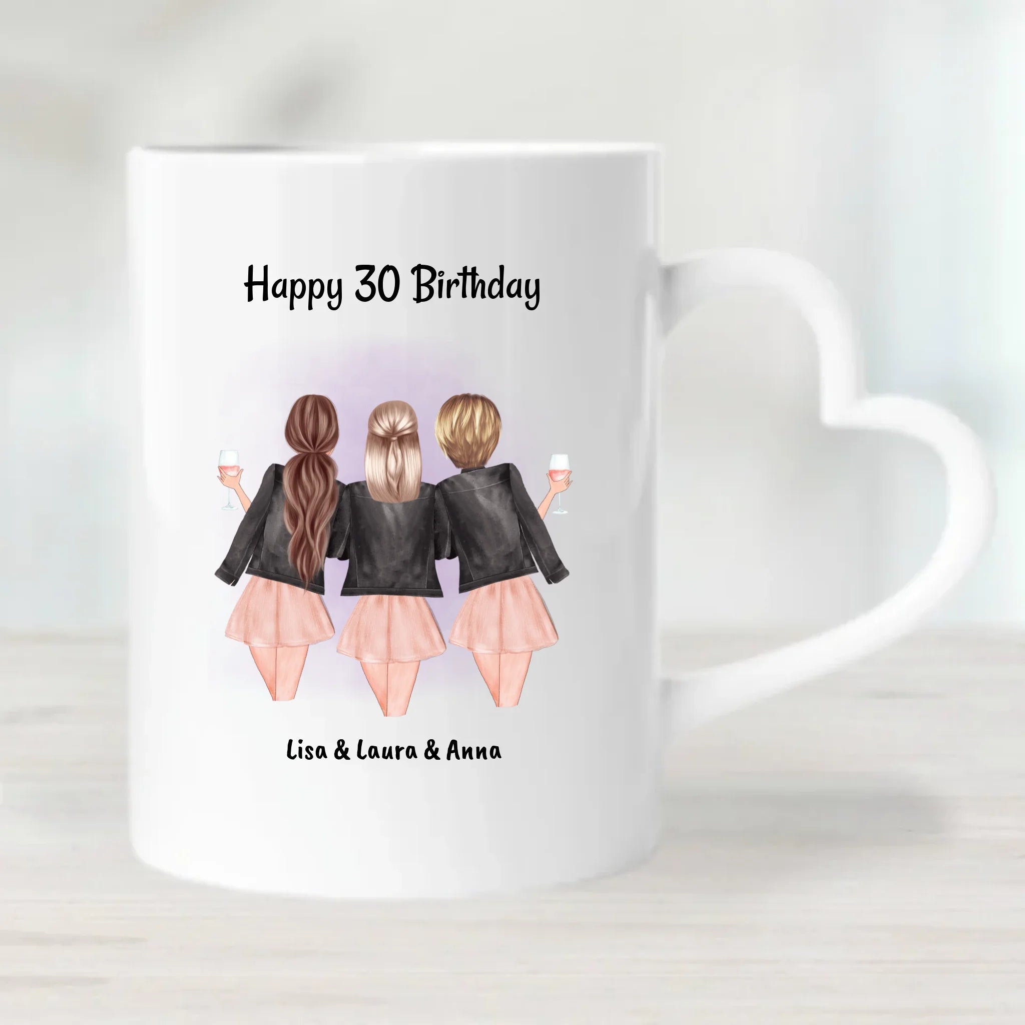 Tasse Geburtstag Geschenk 3 beste Freundin - Cantty