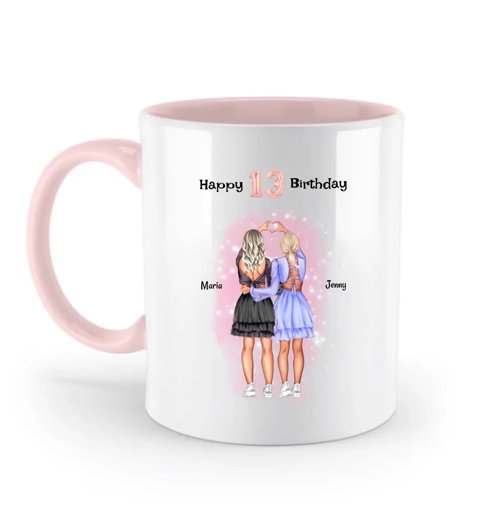 Tasse Geburtstagsgeschenk Mädchen personalisiert - Cantty