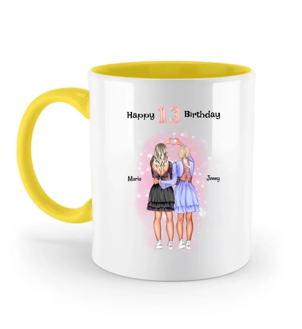 Tasse Geburtstagsgeschenk Mädchen personalisiert - Cantty