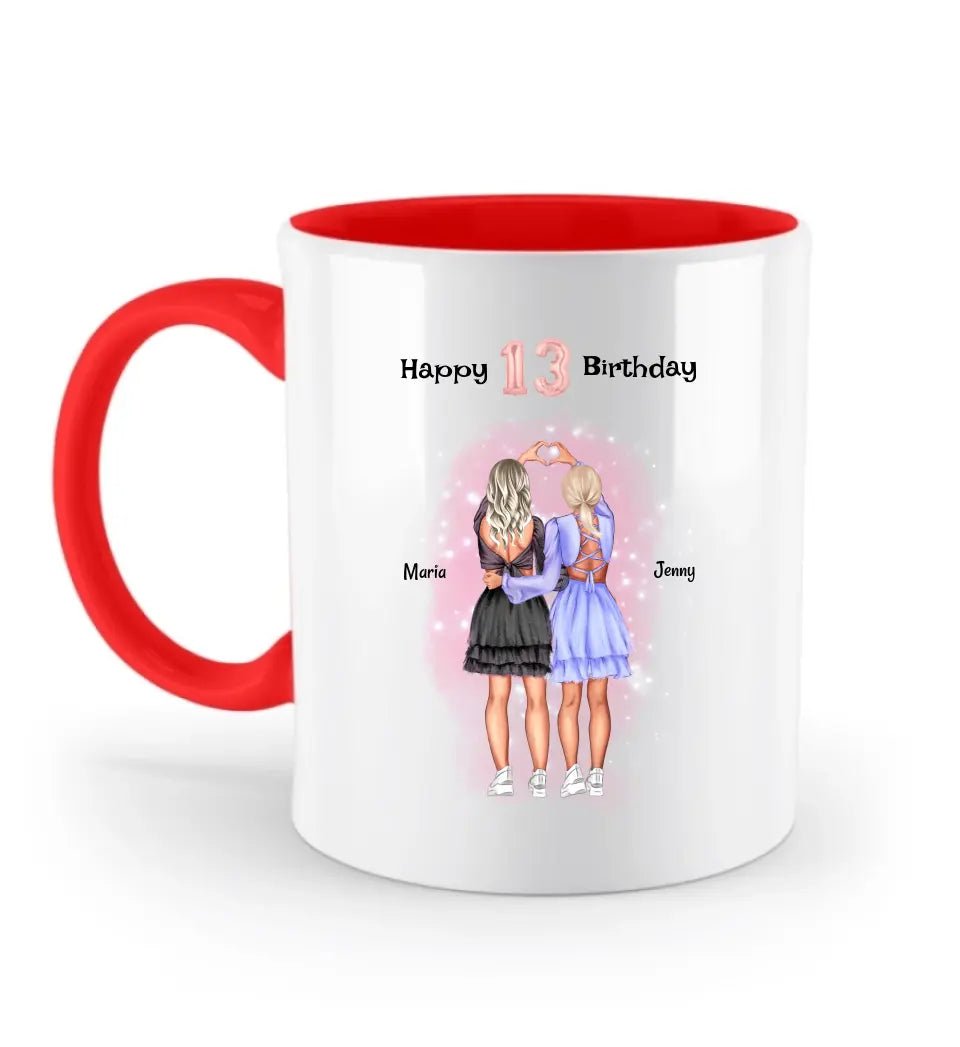 Tasse Geburtstagsgeschenk Mädchen personalisiert - Cantty