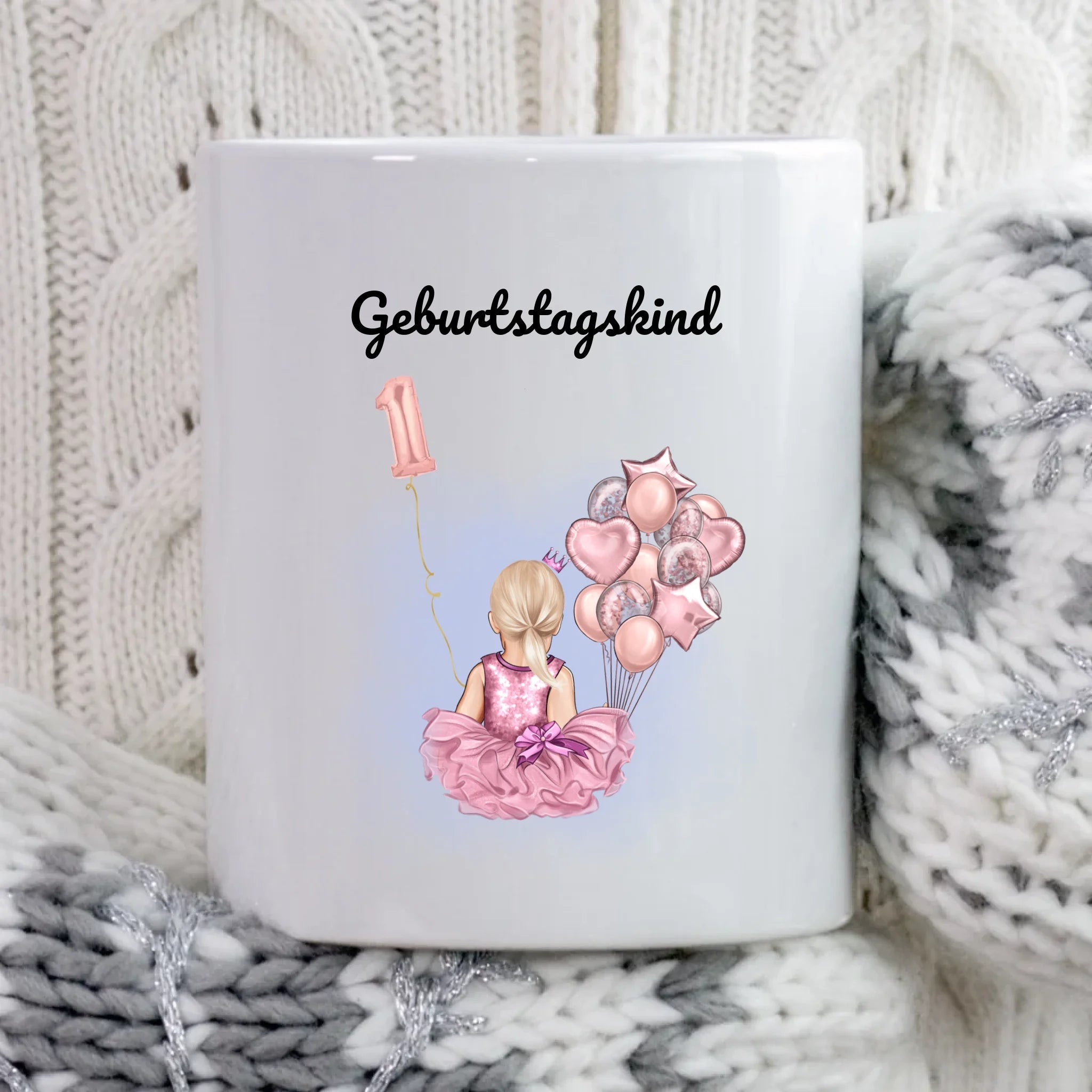 Tasse Geschenk 1. Geburtstag Patenkind Mädchen - Cantty
