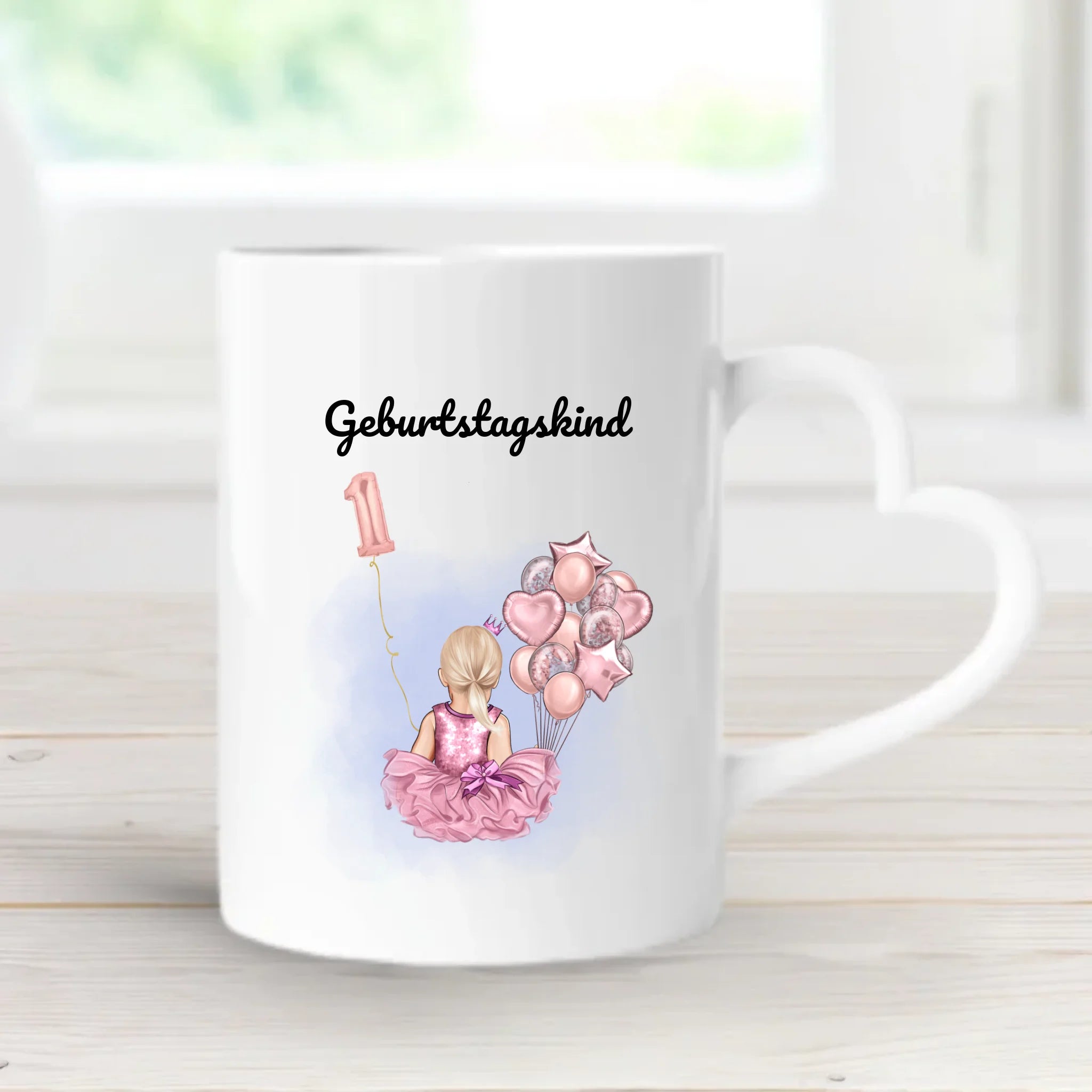 Tasse Geschenk 1. Geburtstag Patenkind Mädchen - Cantty