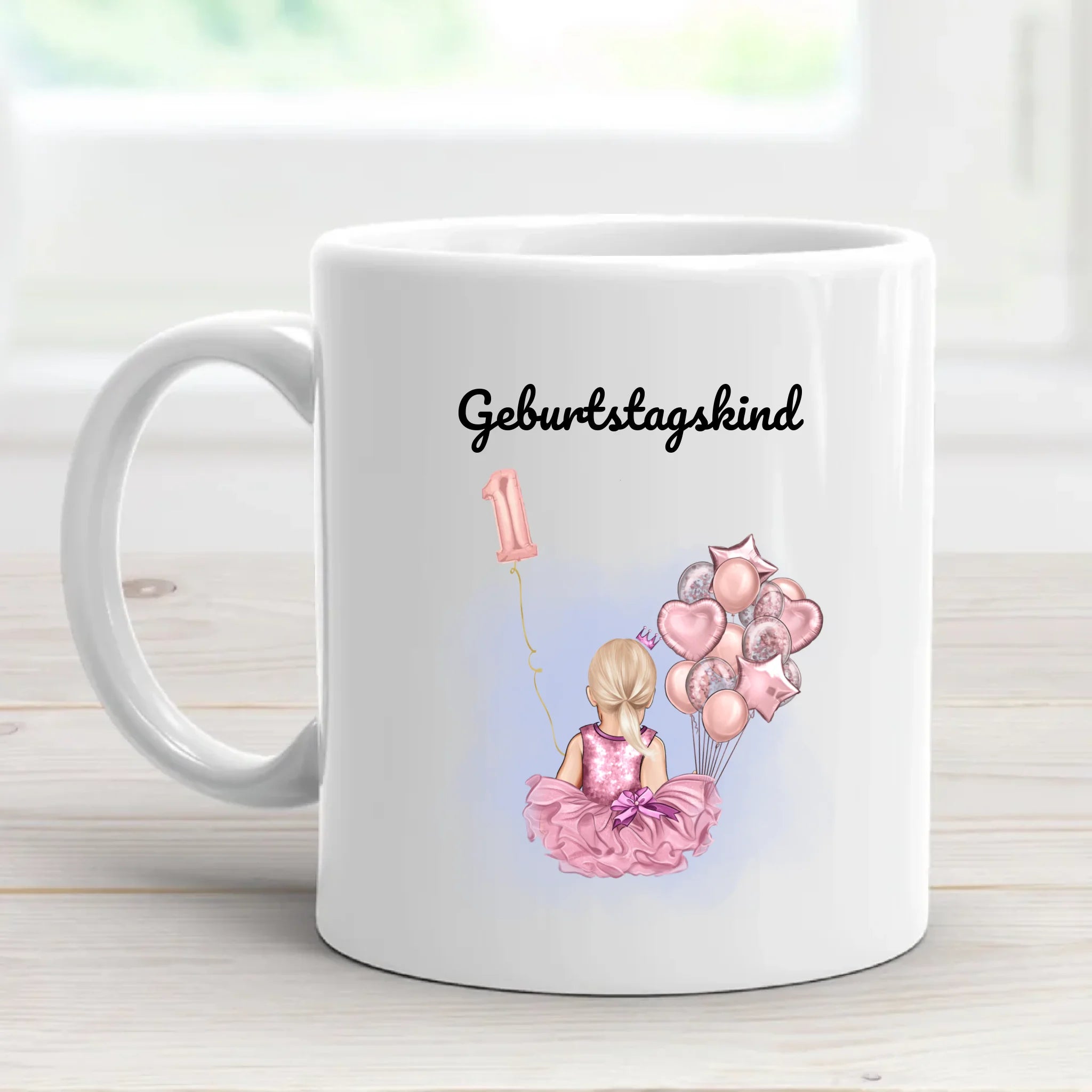 Tasse Geschenk 1. Geburtstag Patenkind Mädchen - Cantty