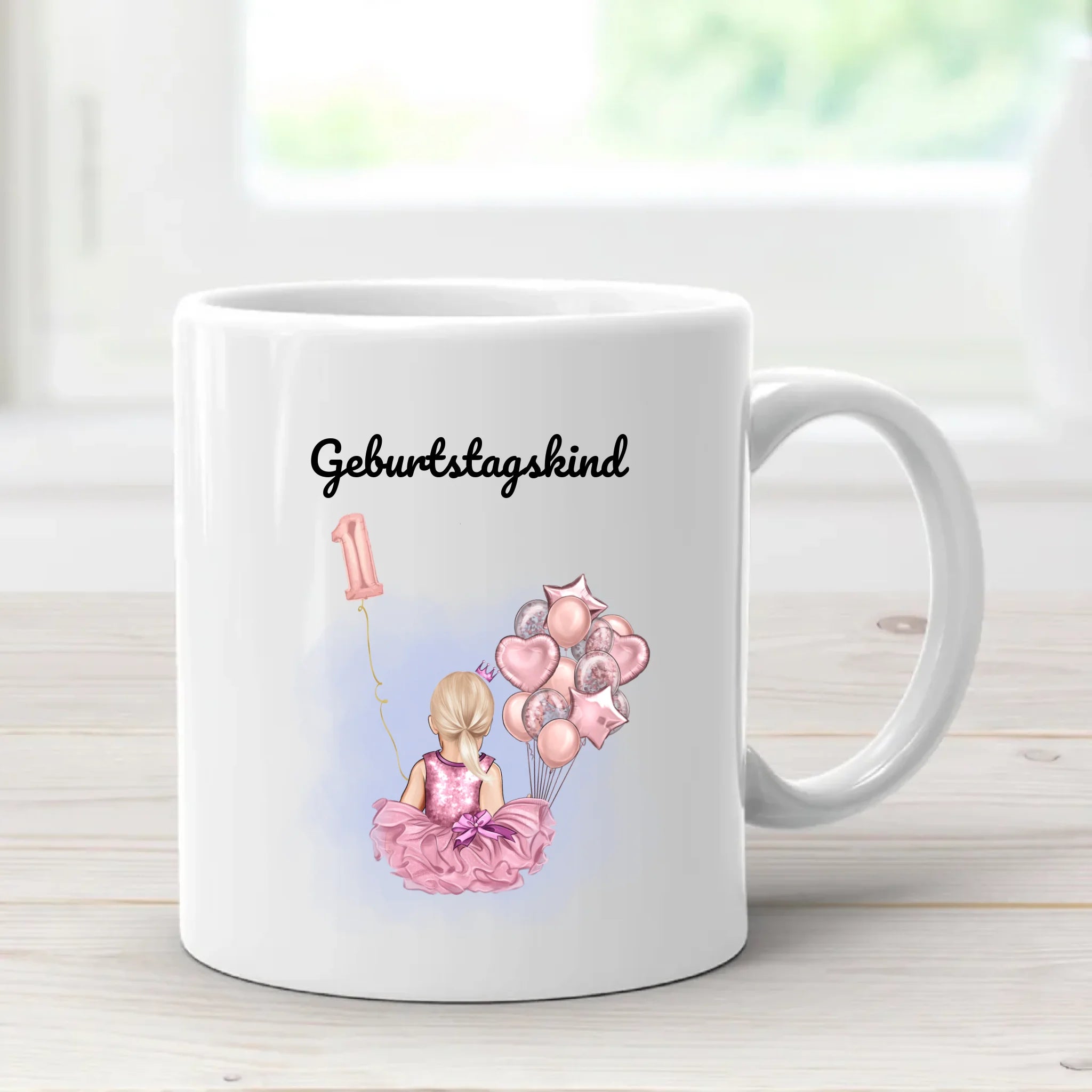 Tasse Geschenk 1. Geburtstag Patenkind Mädchen - Cantty