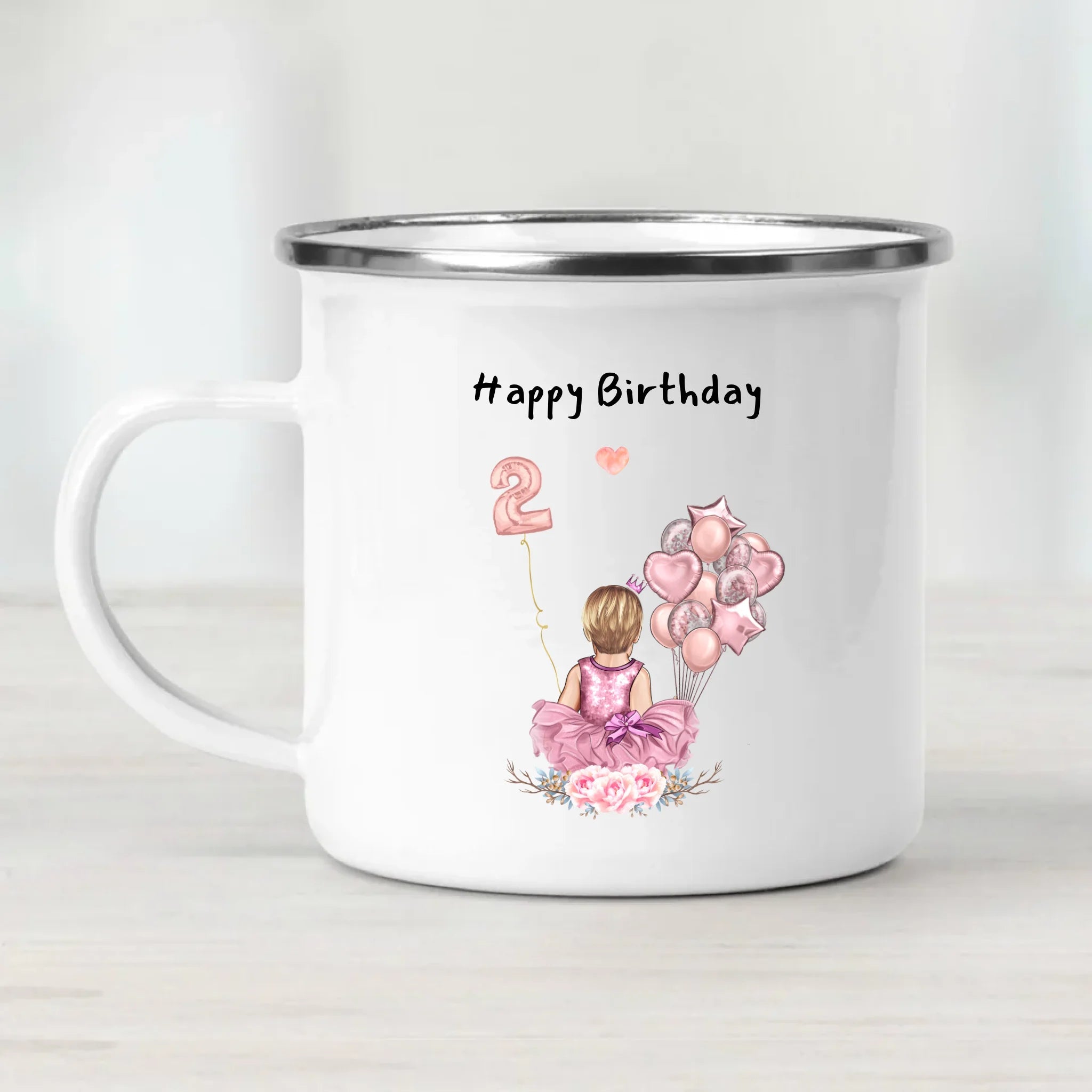 Tasse Geschenk für 2 jähriges Mädchen zum Geburtstag - Cantty
