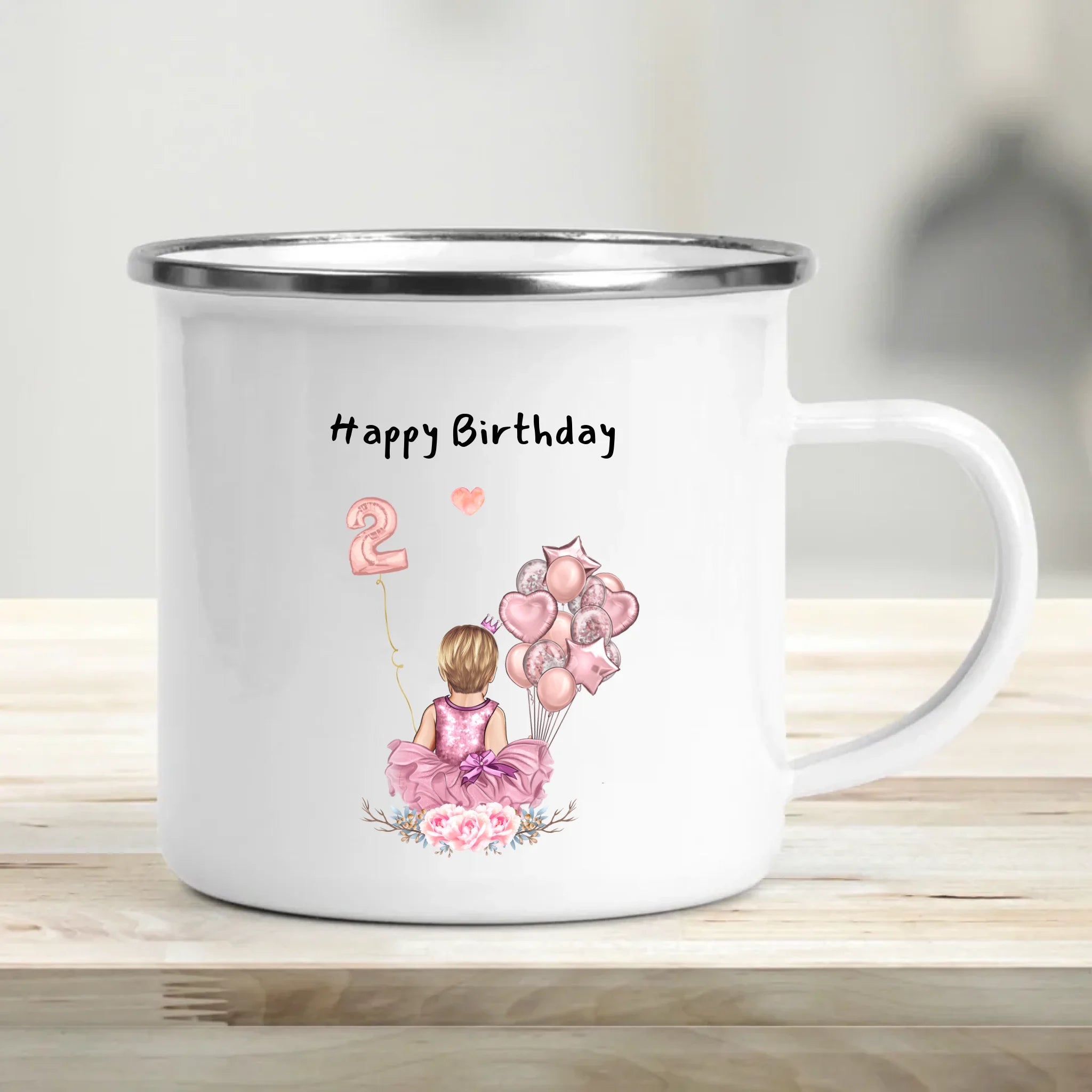 Tasse Geschenk für 2 jähriges Mädchen zum Geburtstag - Cantty