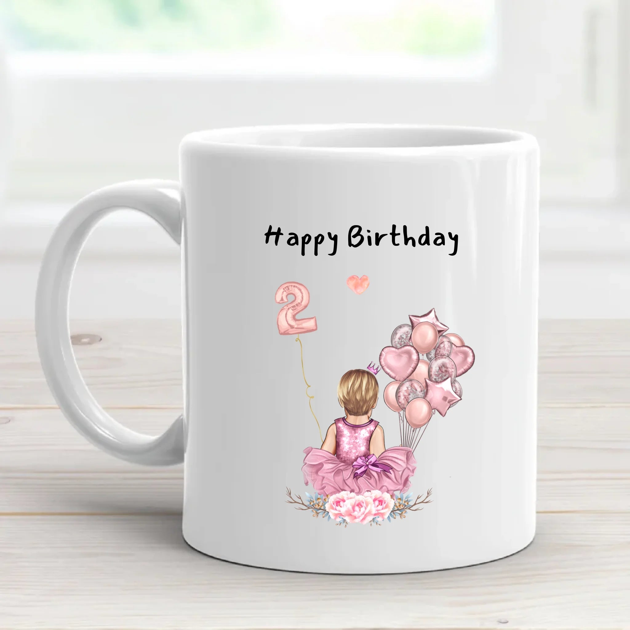 Tasse Geschenk für 2 jähriges Mädchen zum Geburtstag - Cantty