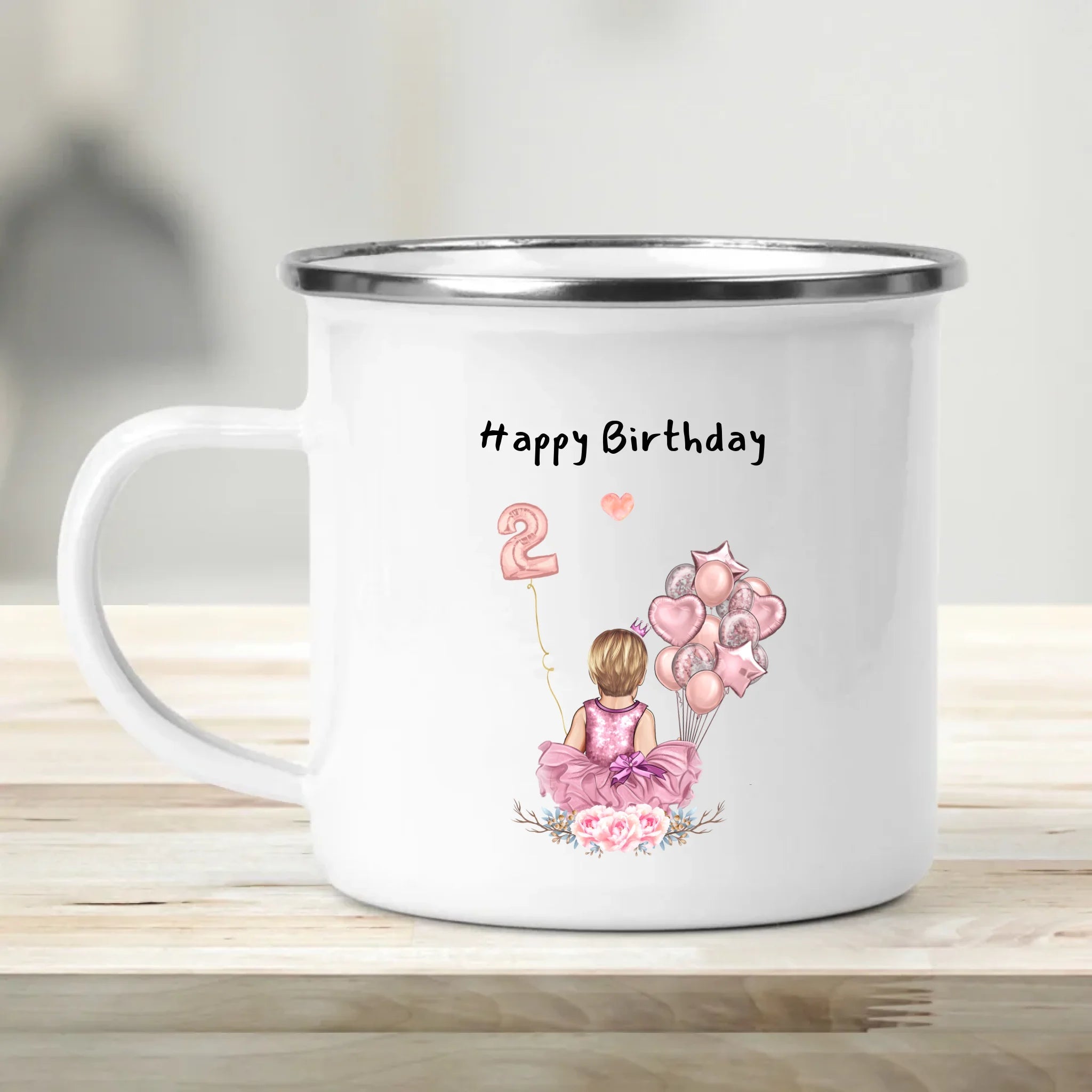 Tasse Geschenk für 2 jähriges Mädchen zum Geburtstag - Cantty