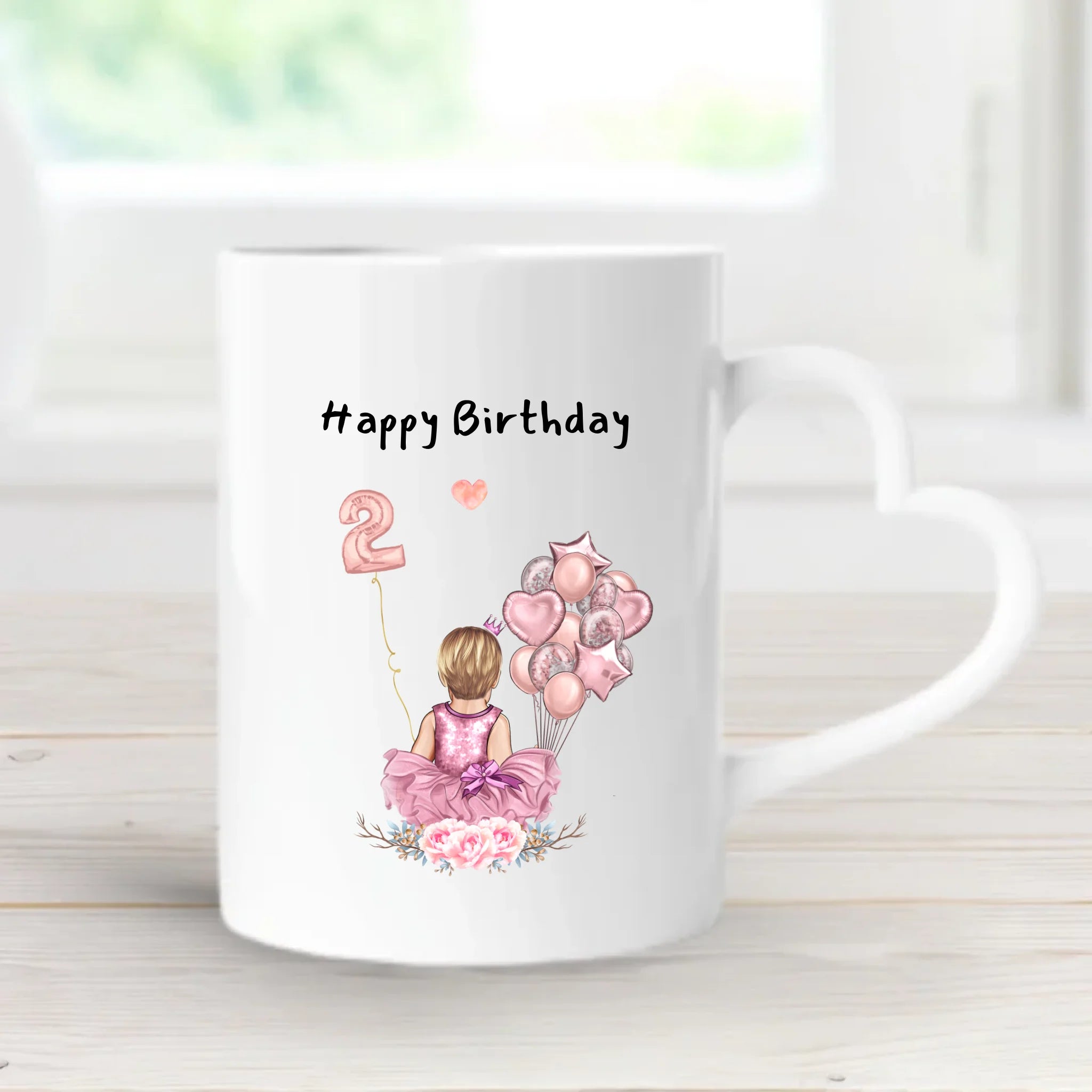 Tasse Geschenk für 2 jähriges Mädchen zum Geburtstag - Cantty