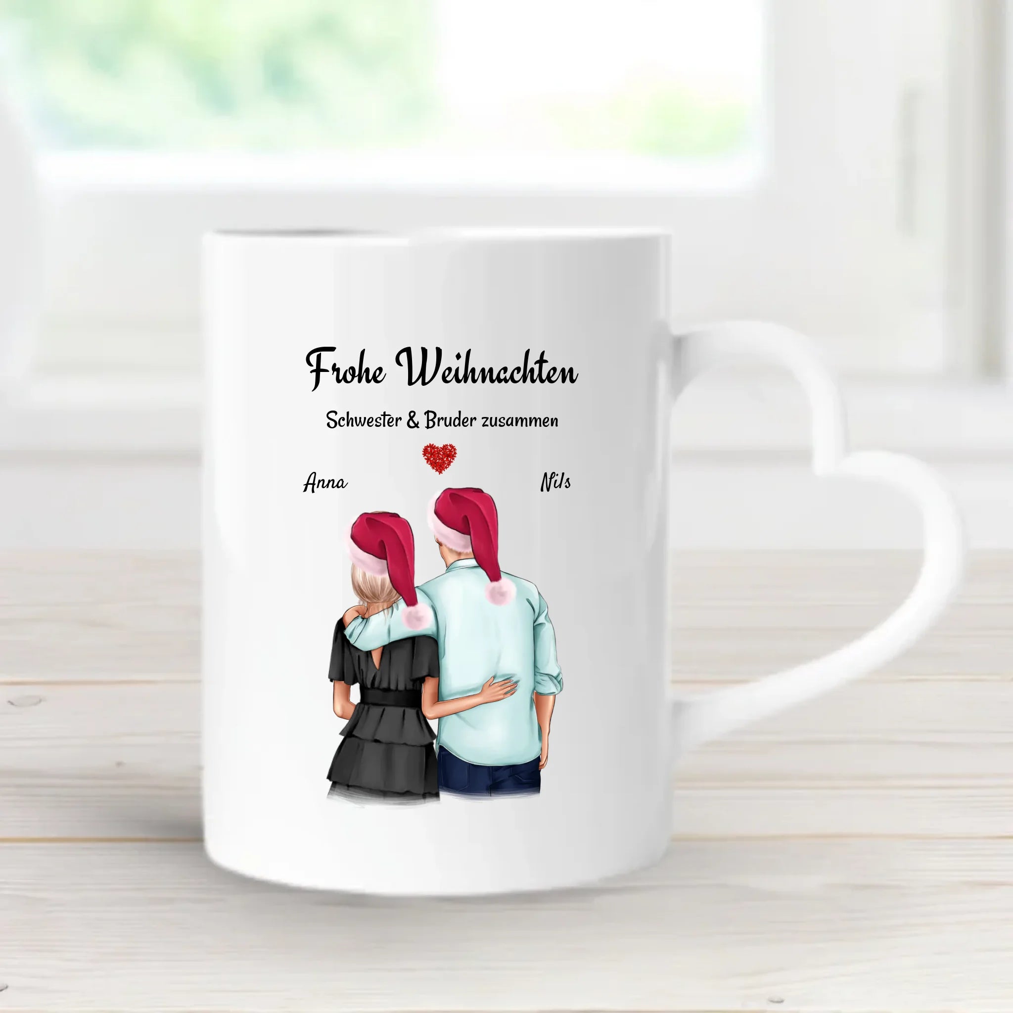 Tasse Geschenk für Bruder von Schwester zu Weihnachten - Cantty
