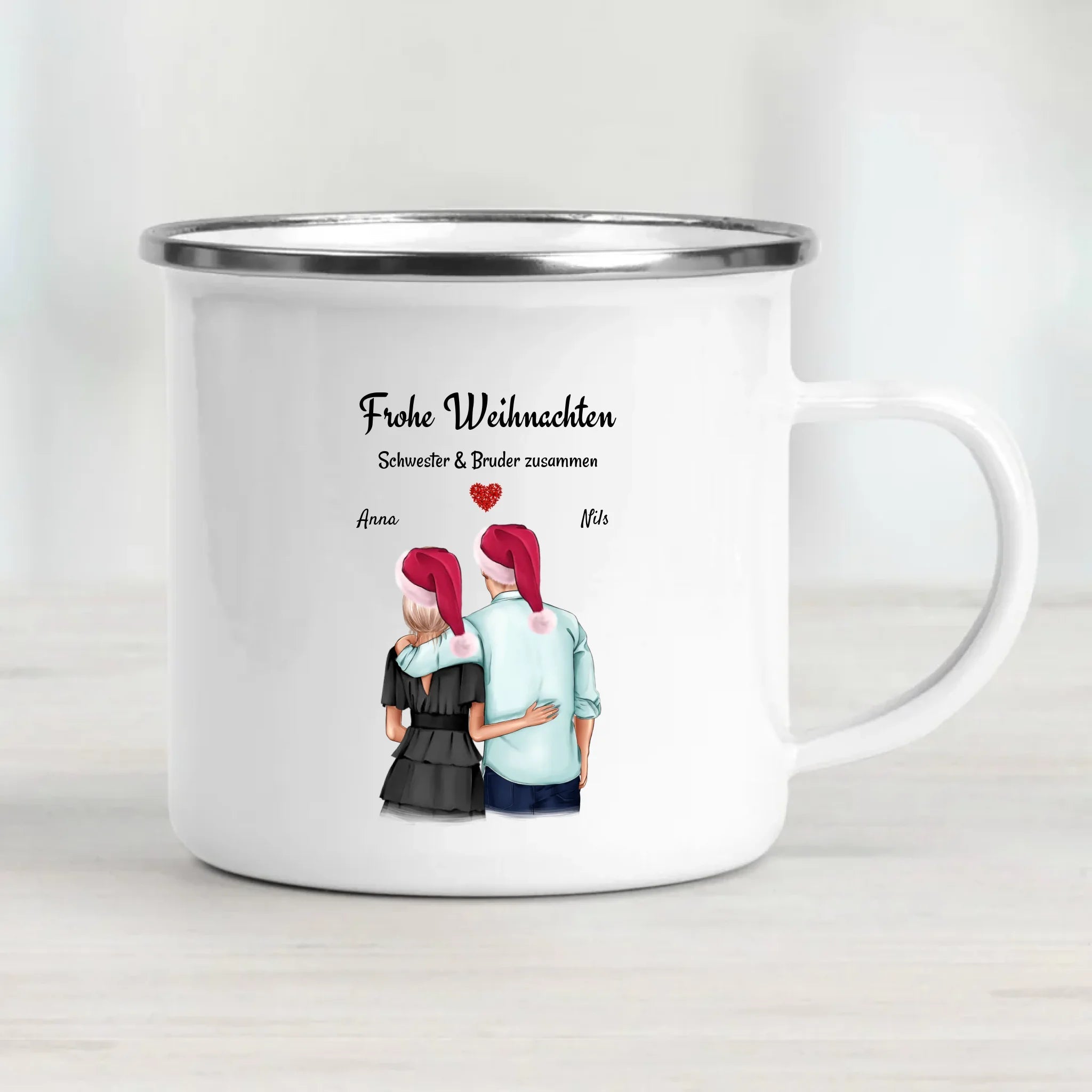 Tasse Geschenk für Bruder von Schwester zu Weihnachten - Cantty