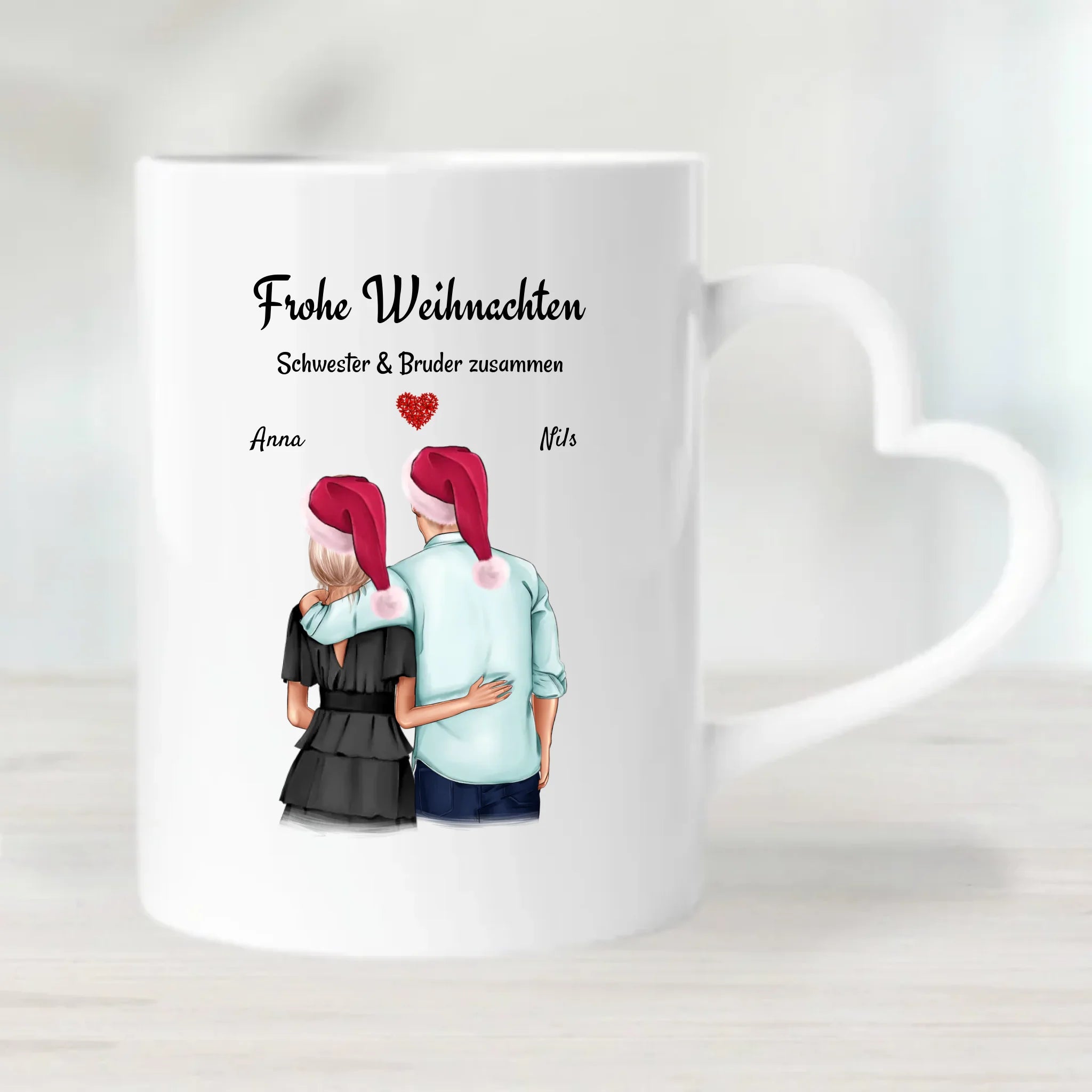 Tasse Geschenk für Bruder von Schwester zu Weihnachten - Cantty
