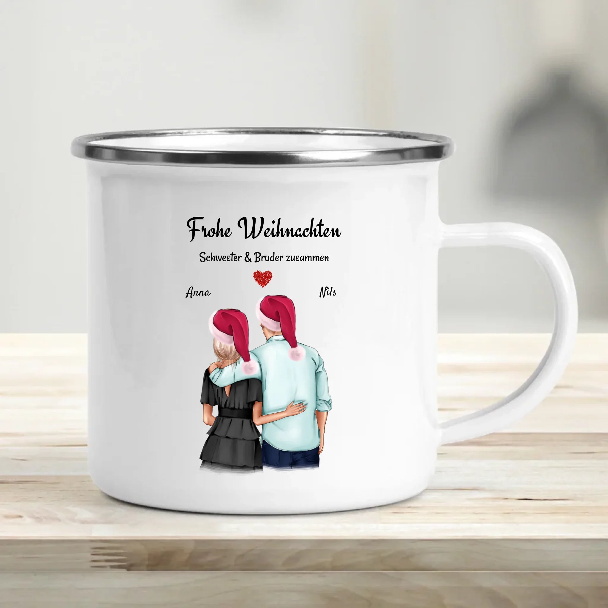 Tasse Geschenk für Bruder von Schwester zu Weihnachten - Cantty