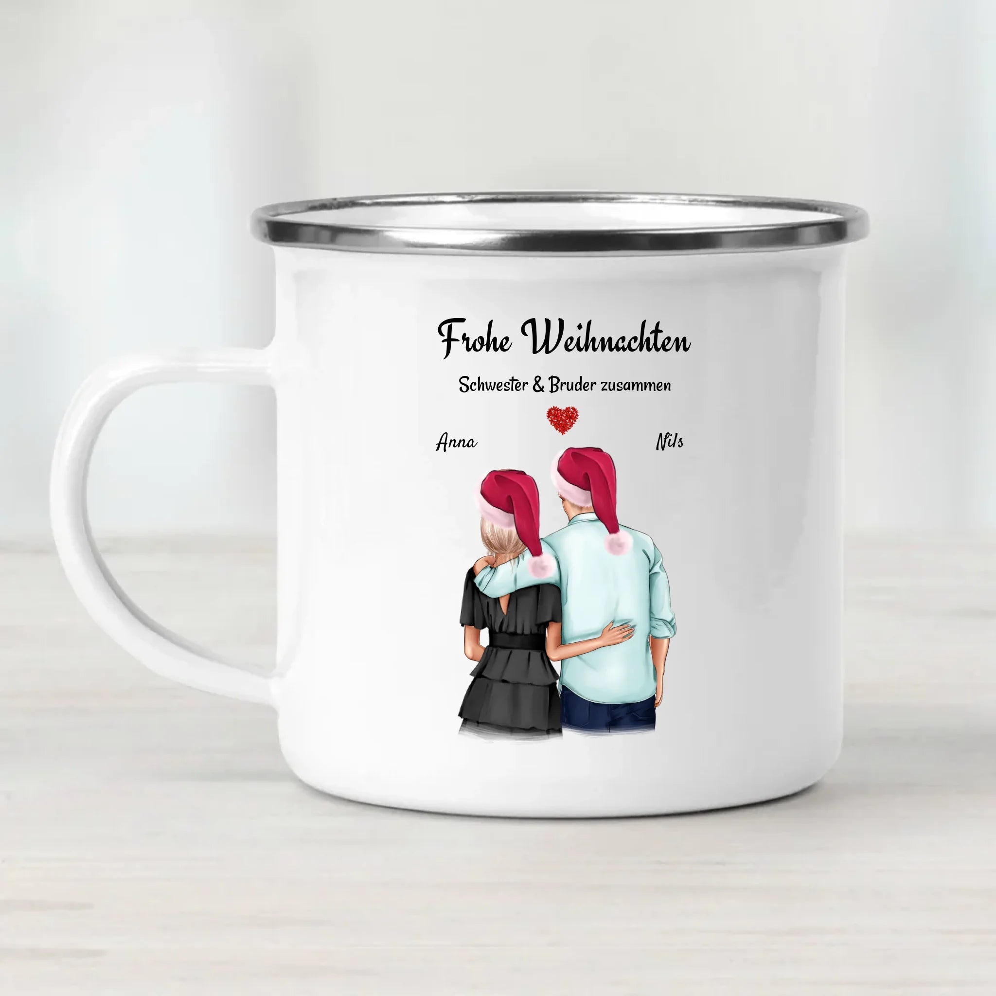 Tasse Geschenk für Bruder von Schwester zu Weihnachten - Cantty