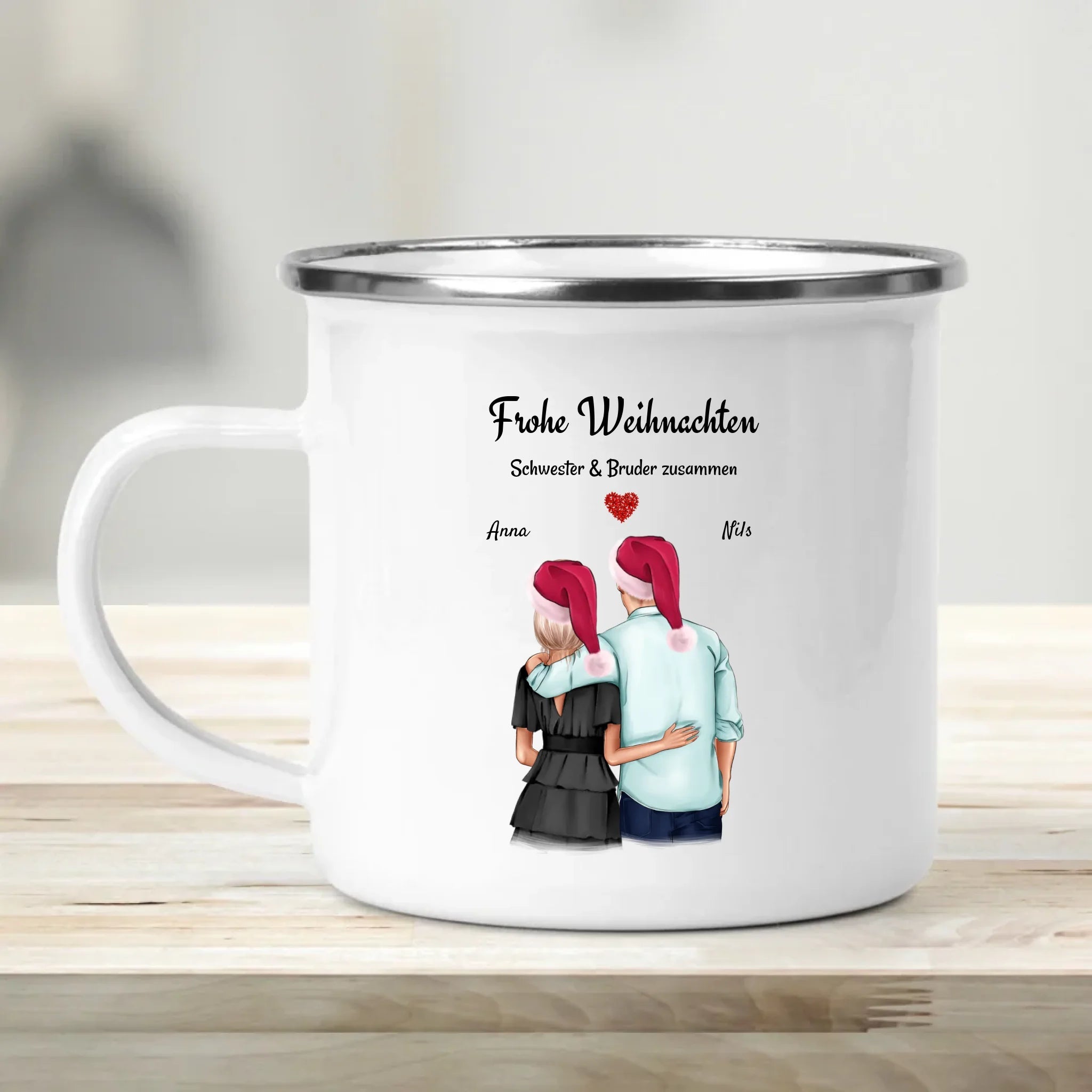 Tasse Geschenk für Bruder von Schwester zu Weihnachten - Cantty