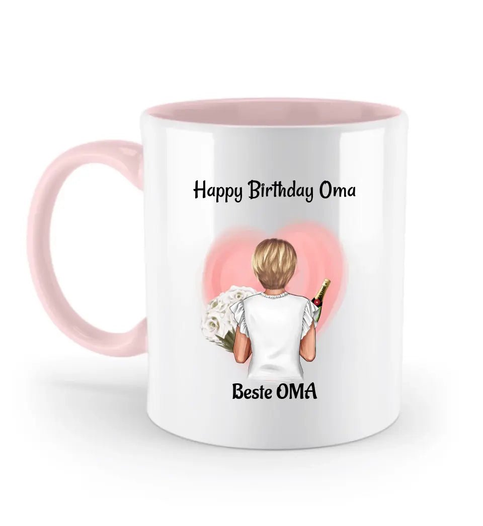 Tasse Geschenk für Oma zum Geburtstag personalisiert - Cantty