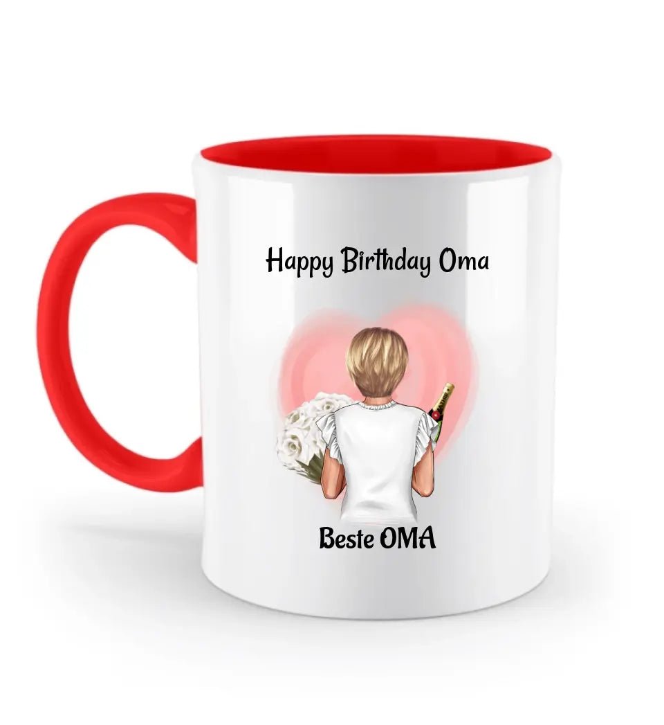 Tasse Geschenk für Oma zum Geburtstag personalisiert - Cantty