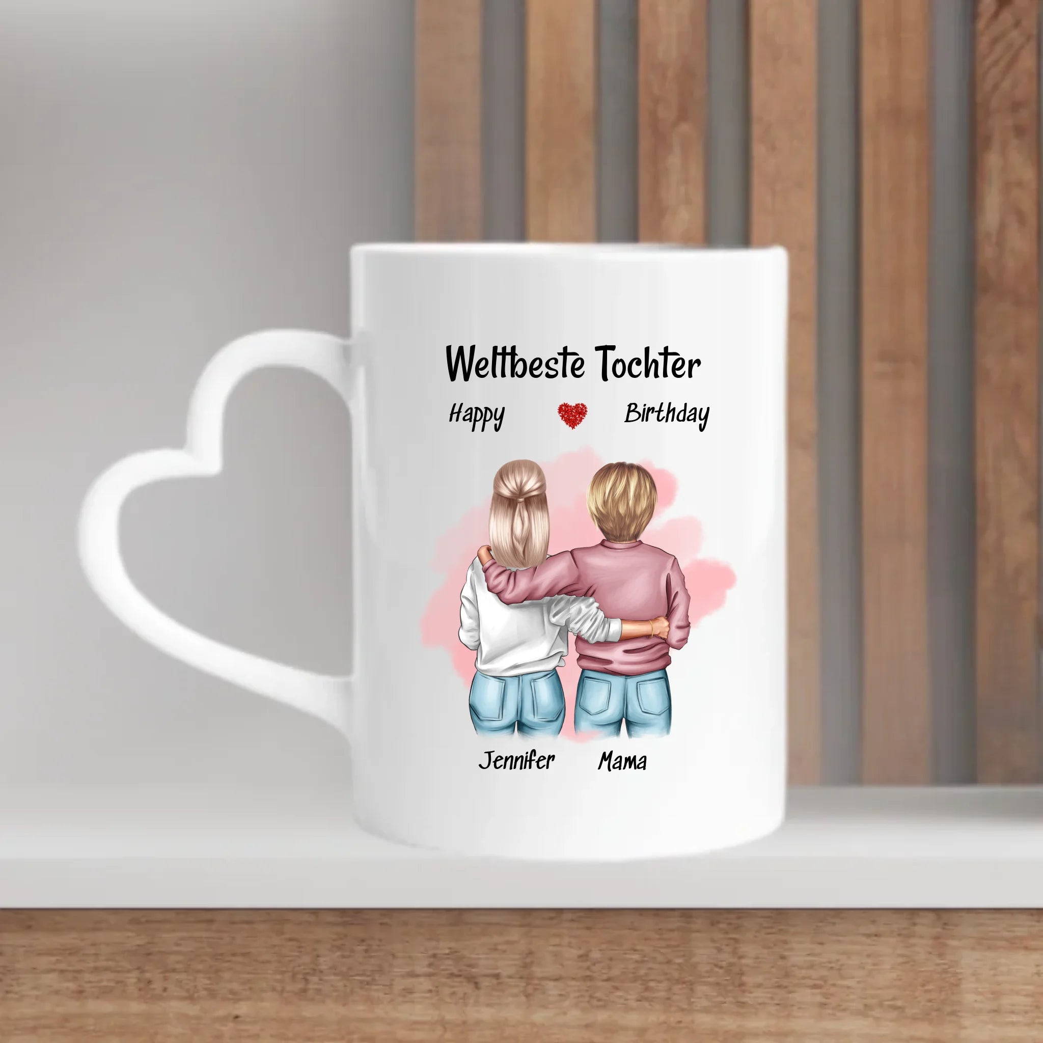 Tasse Geschenk für Tochter von Mutter personalisiert - Cantty