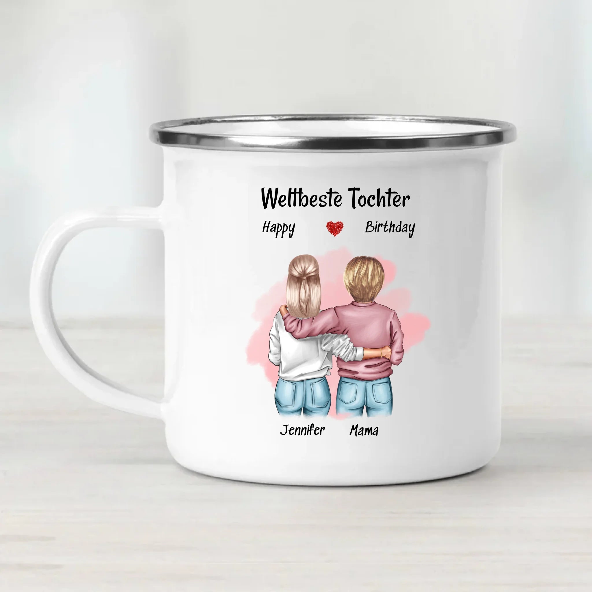 Tasse Geschenk für Tochter von Mutter personalisiert - Cantty