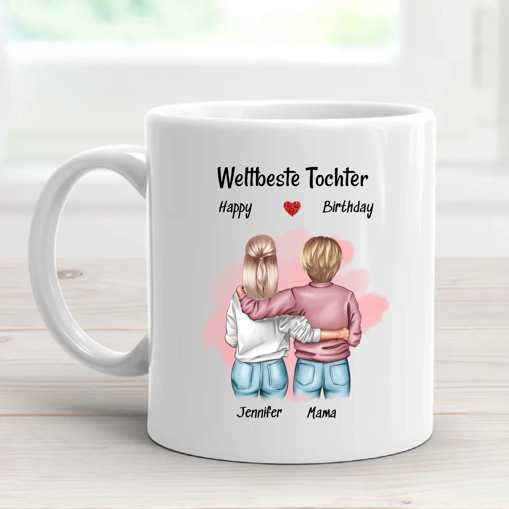 Tasse Geschenk für Tochter von Mutter personalisiert - Cantty