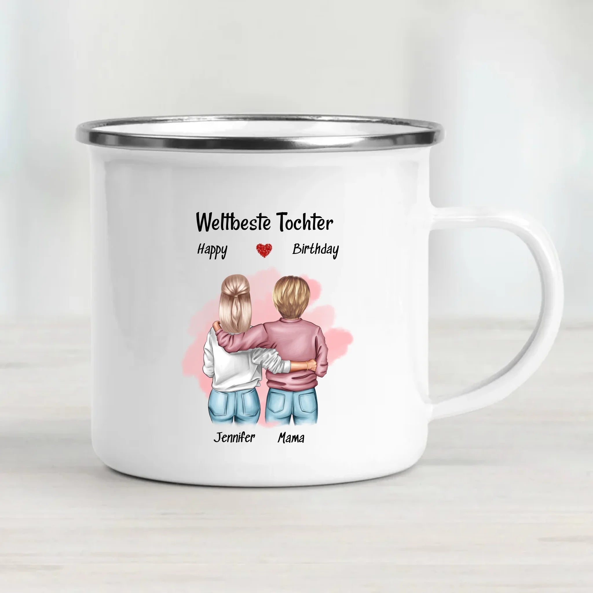 Tasse Geschenk für Tochter von Mutter personalisiert - Cantty