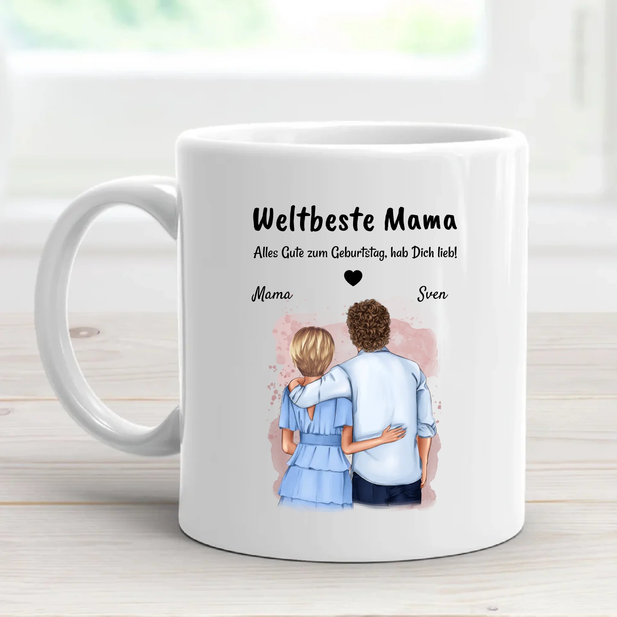 Tasse Geschenk Mutter Sohn Bild Geburtstag - Cantty