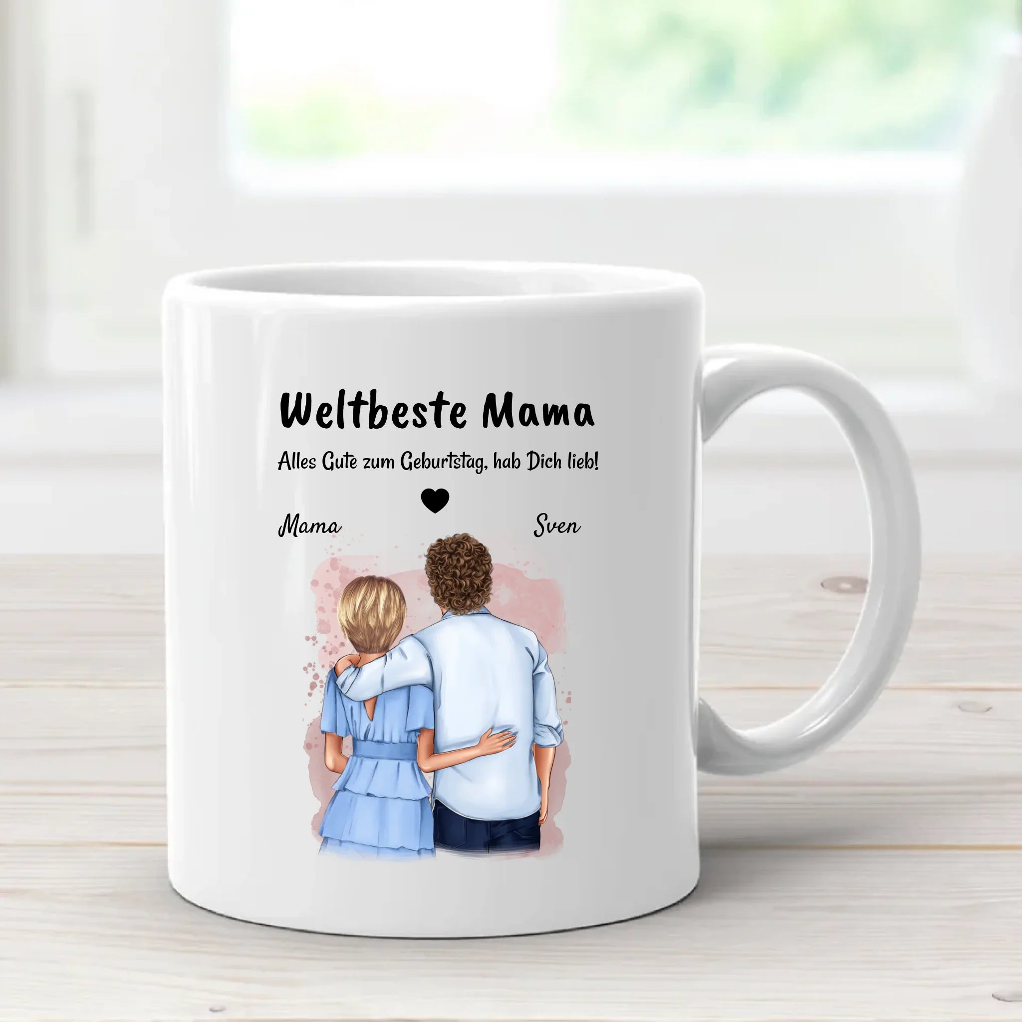 Tasse Geschenk Mutter Sohn Bild Geburtstag - Cantty